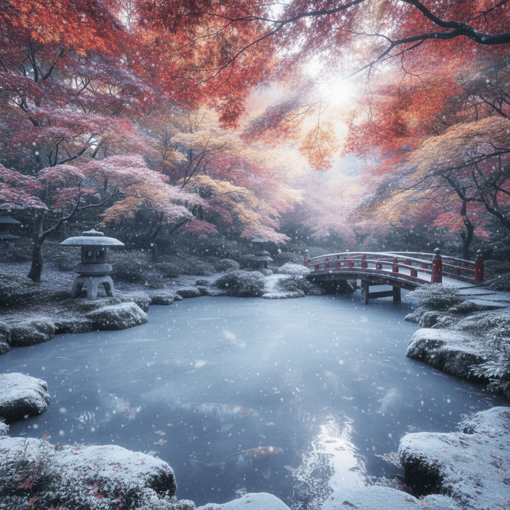 Edited to winter scene, composition preserved