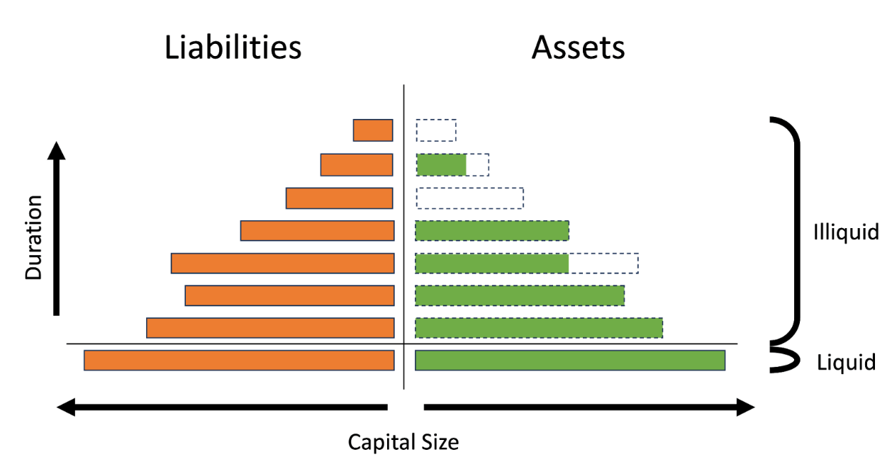 Duration-matched liabilities and assets