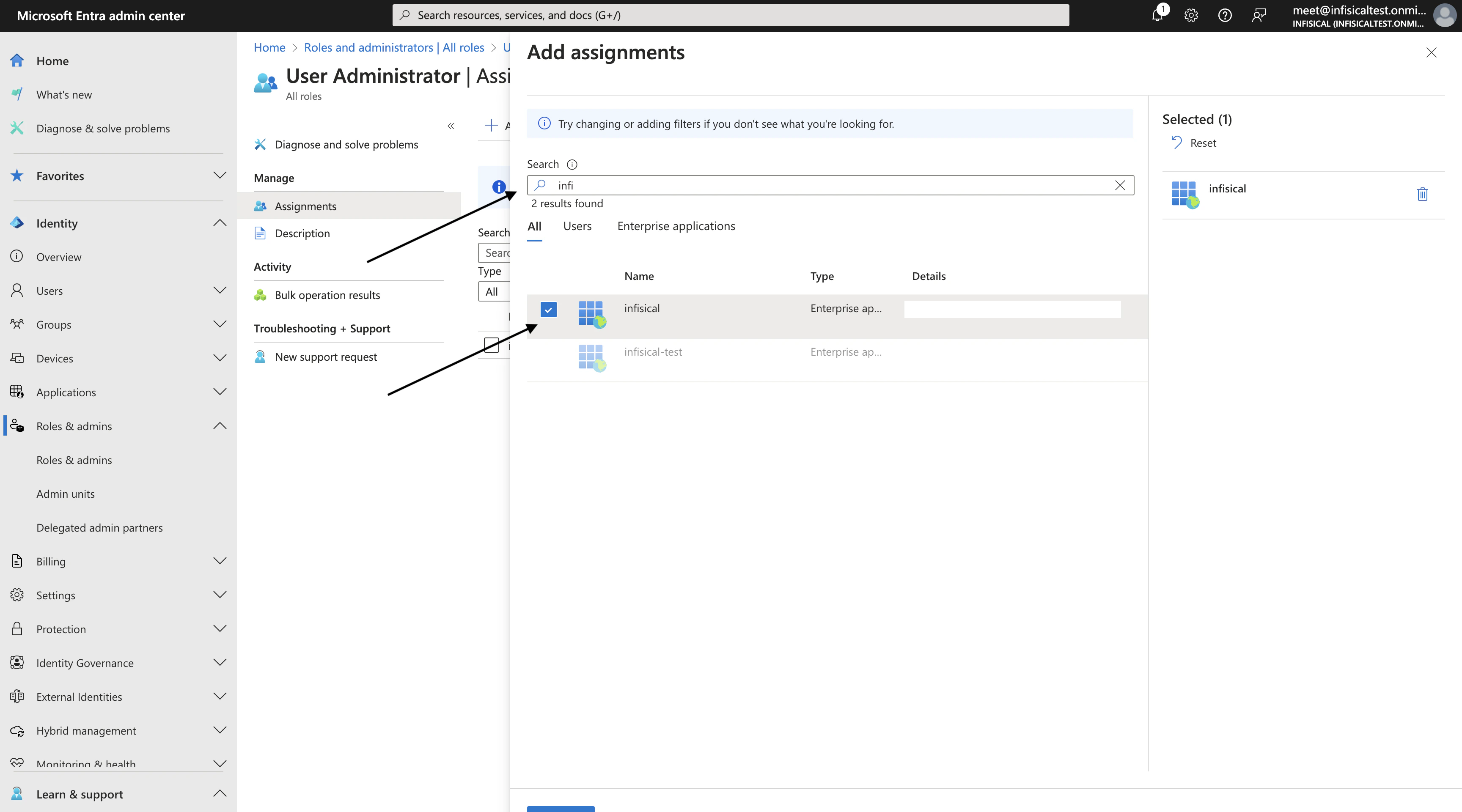 Add assignments