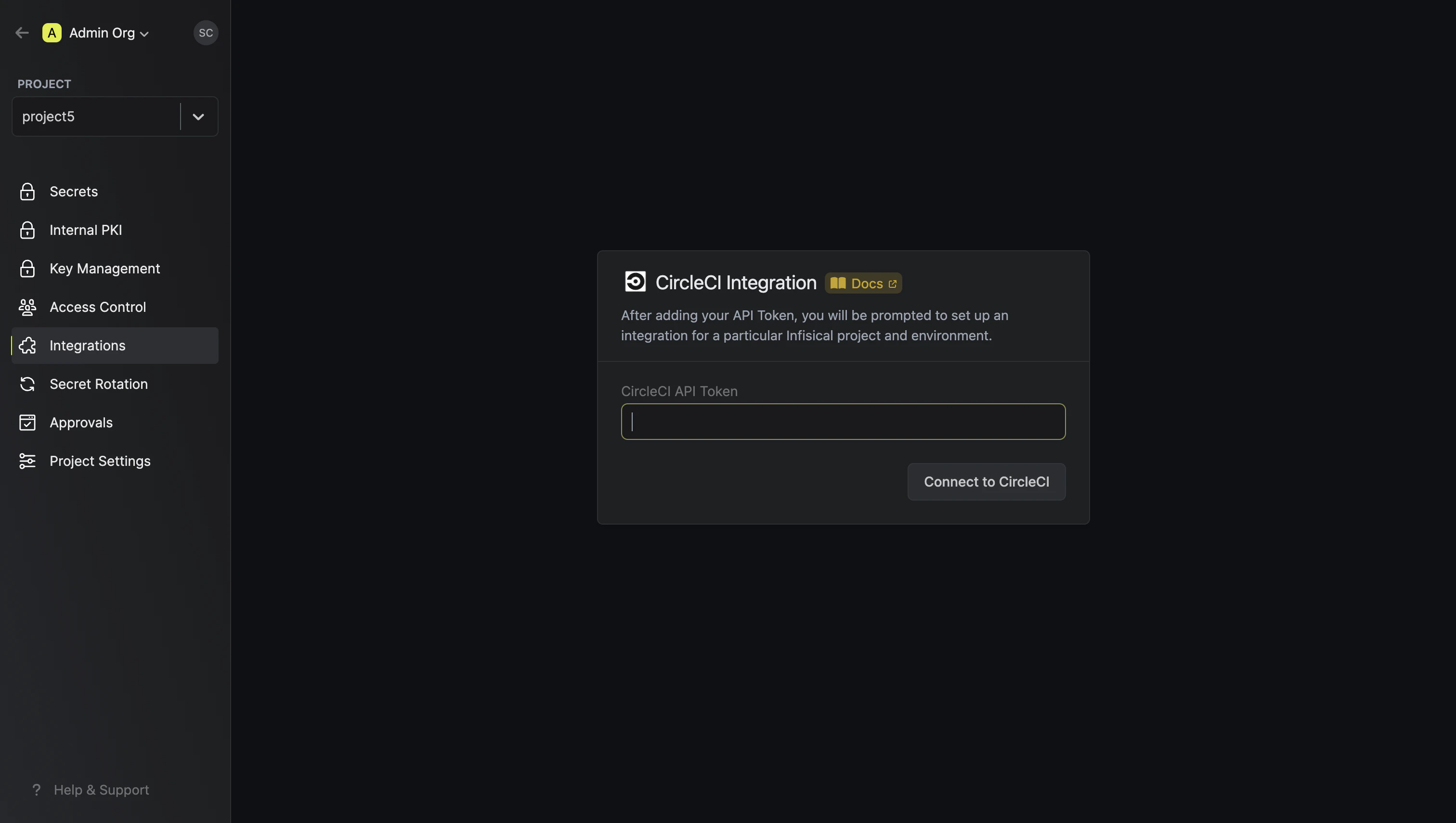 integrations circleci authorization
