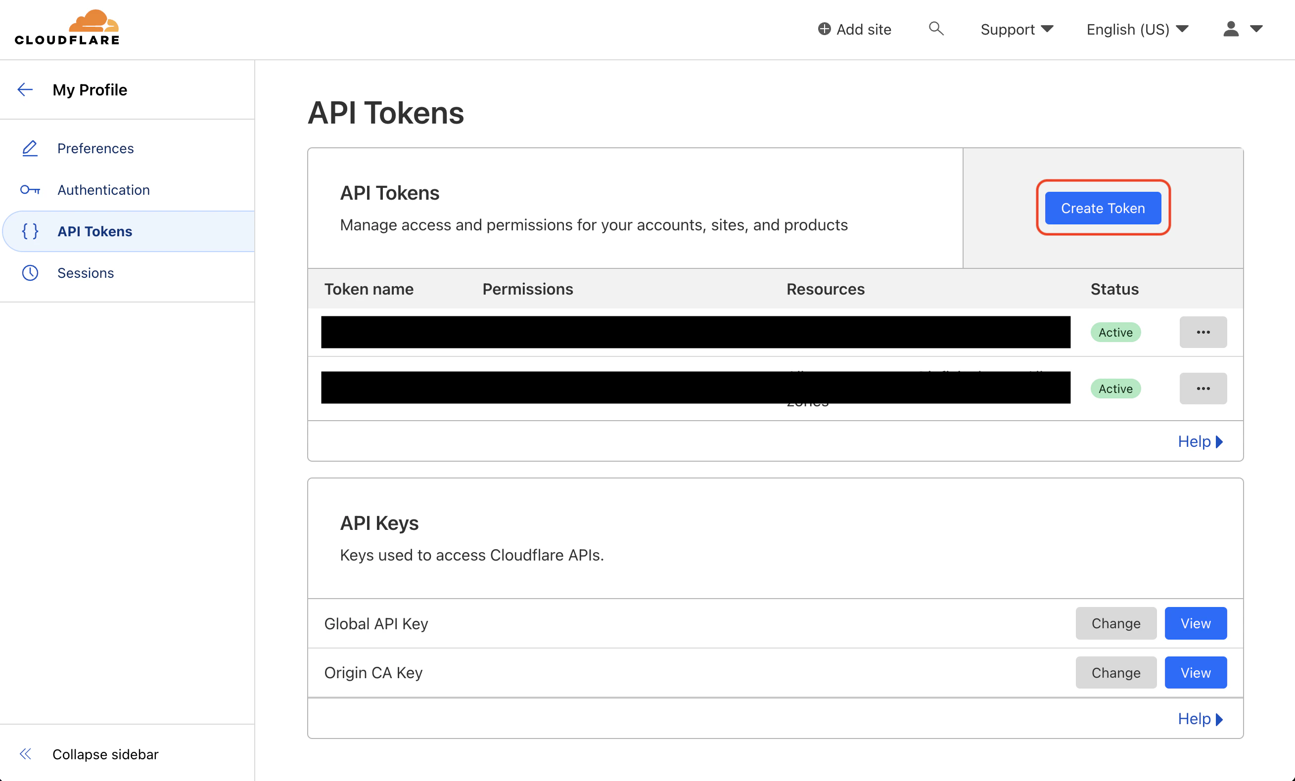 integrations cloudflare credentials 2
