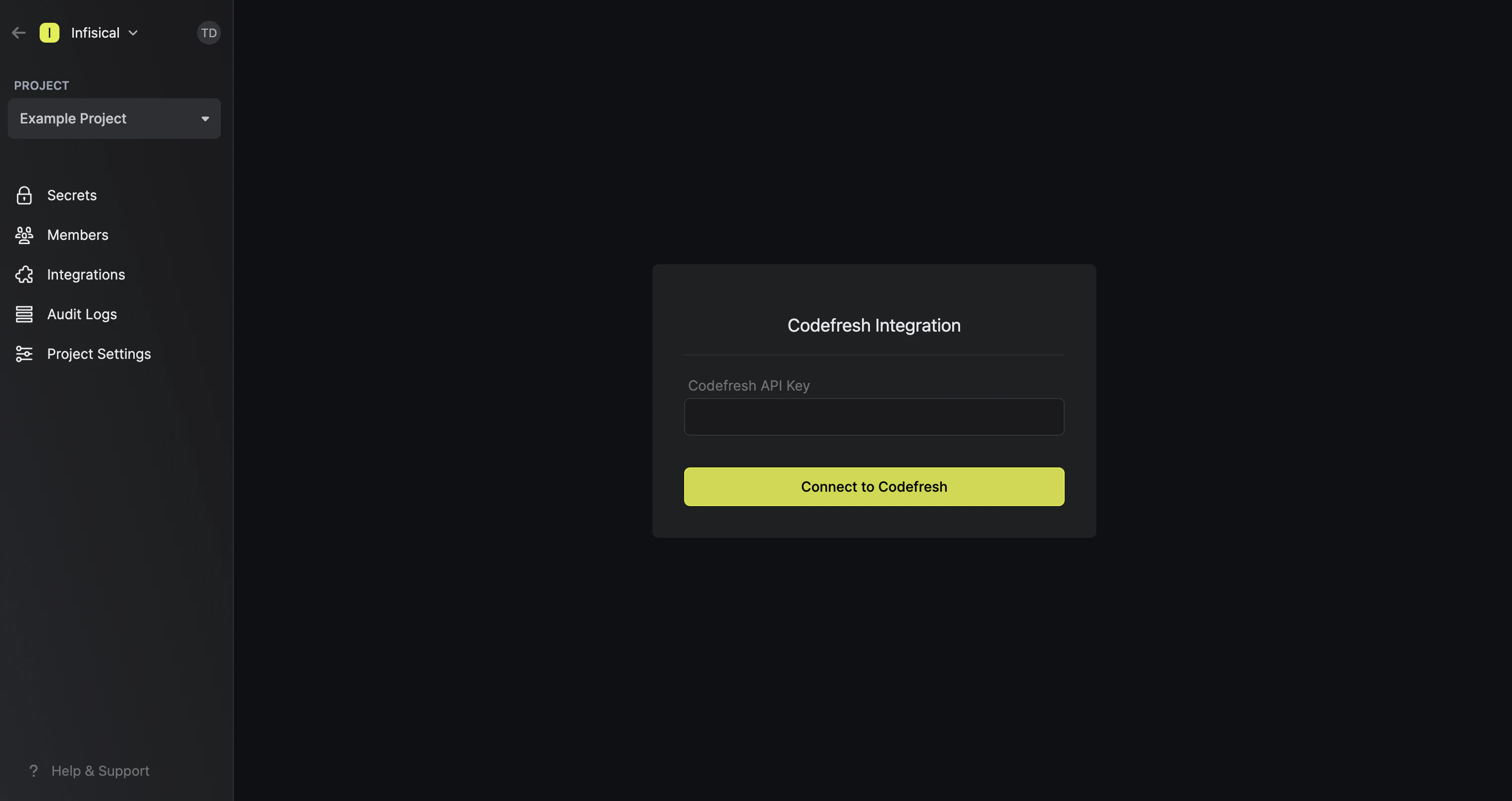 integrations codefresh authorization