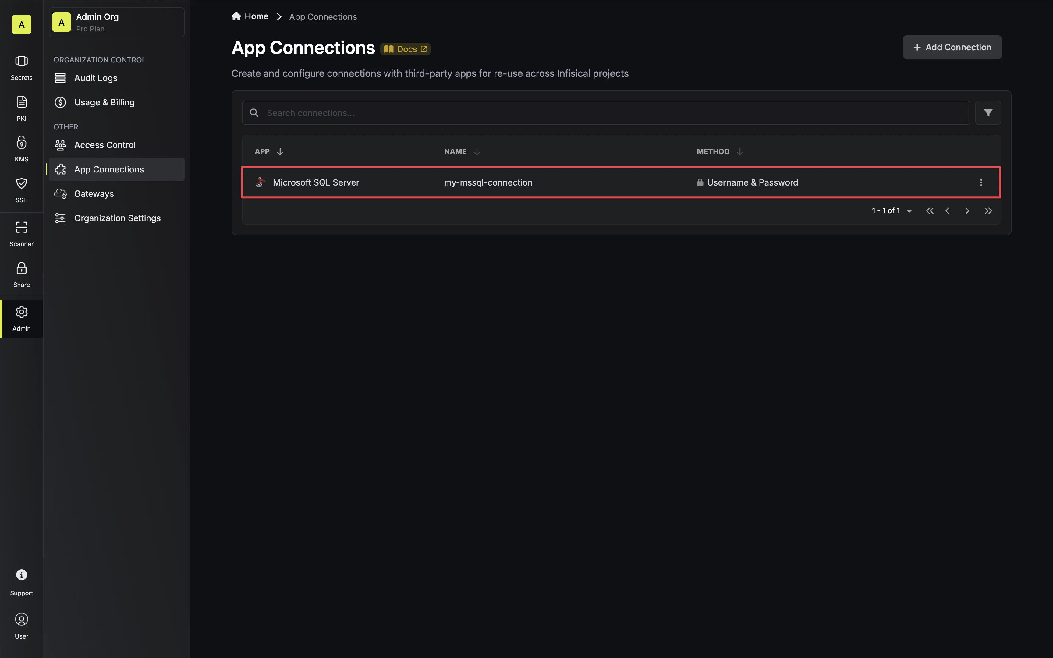 Assume Role Microsoft SQL Server Connection