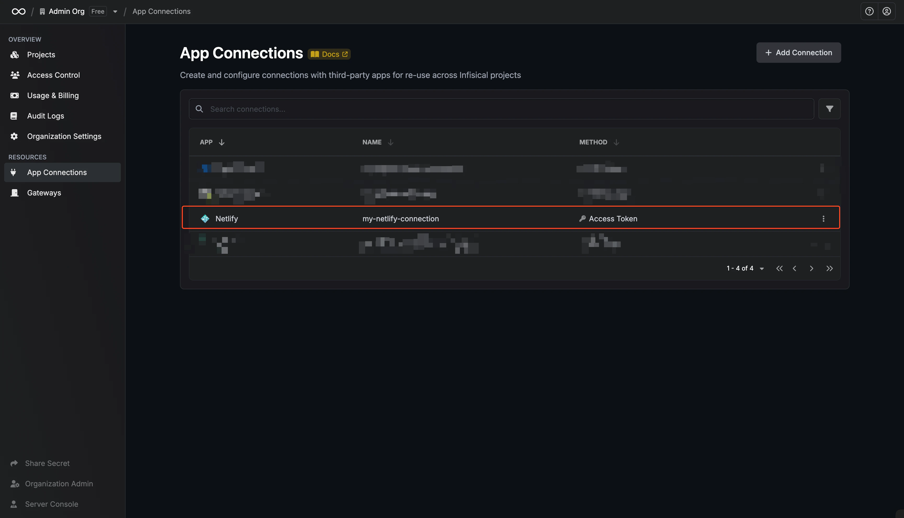 Netlify Connection Created