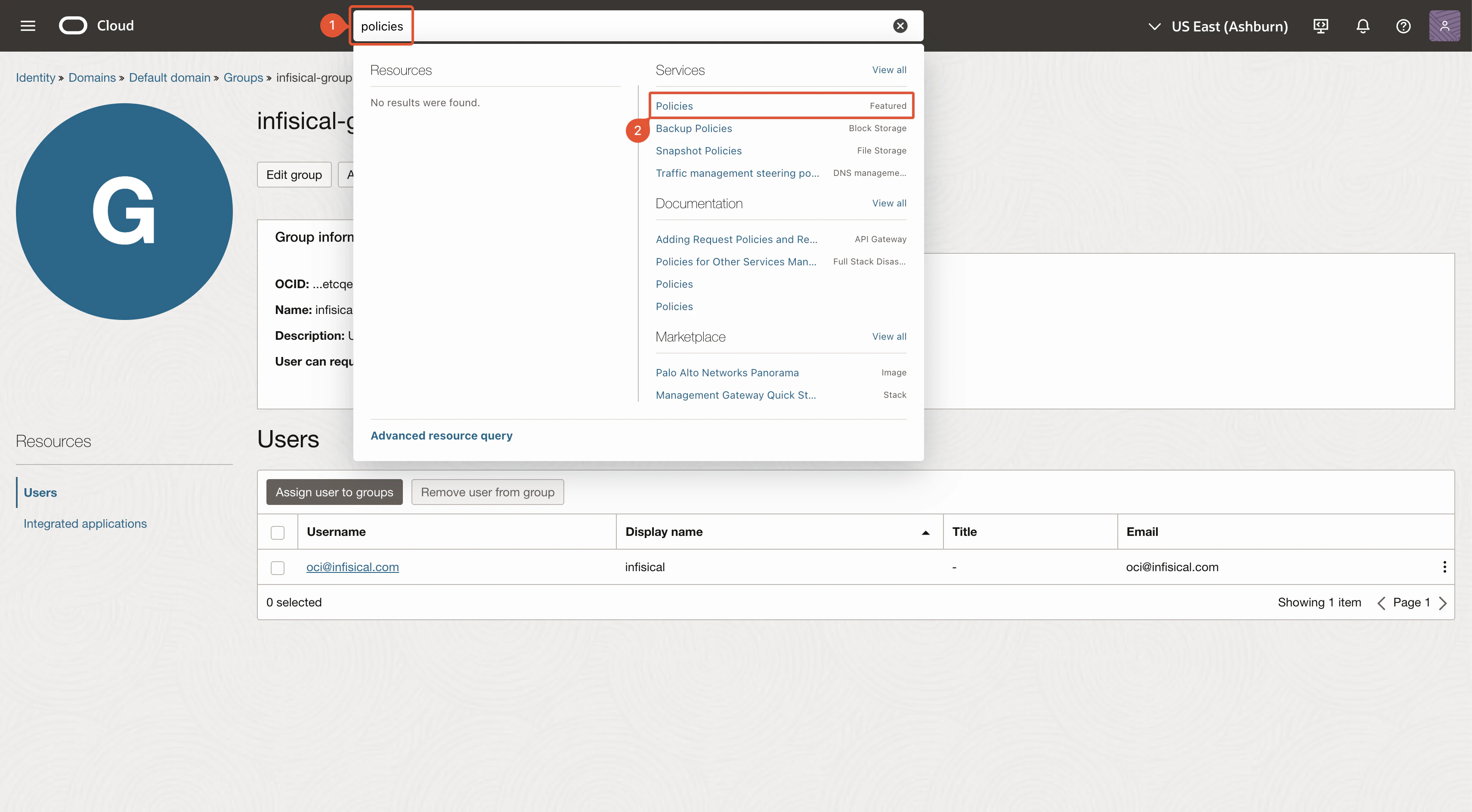 Search Policies