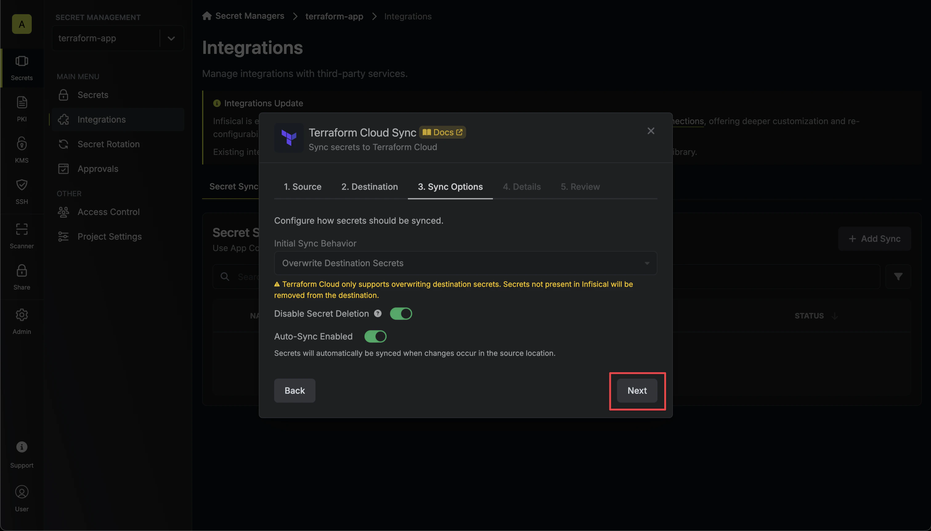 Configure Options