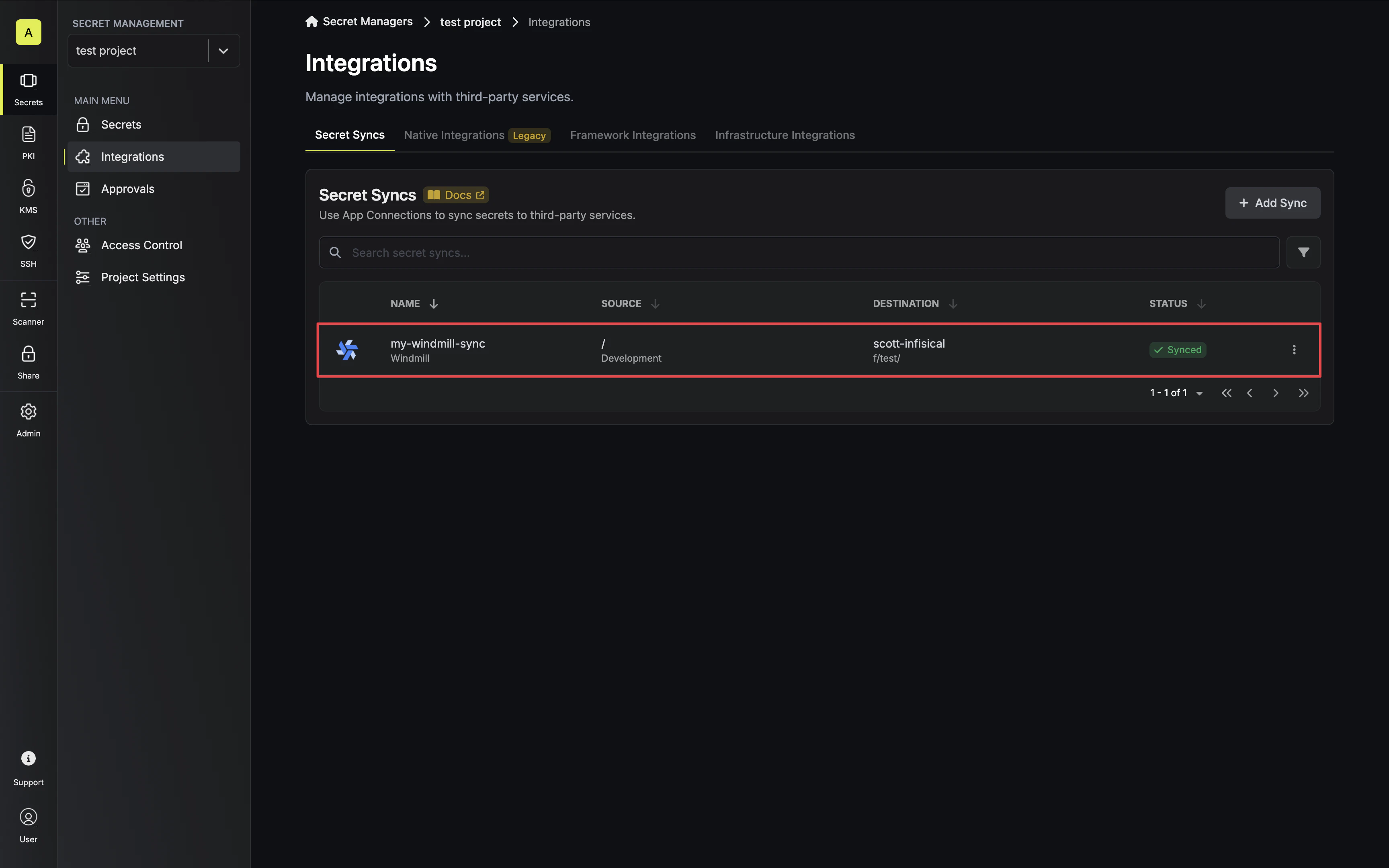 Sync Secrets