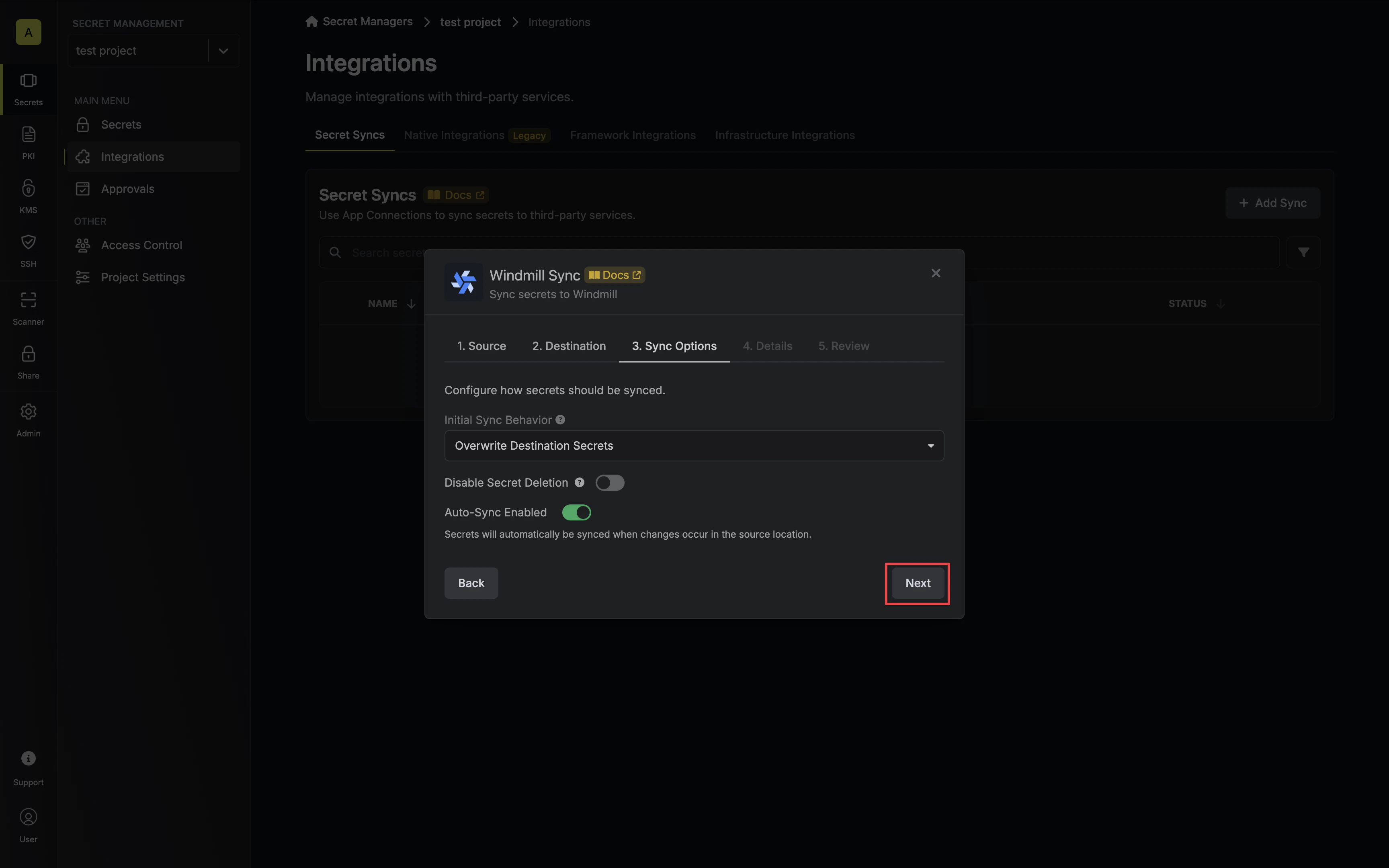 Configure Options