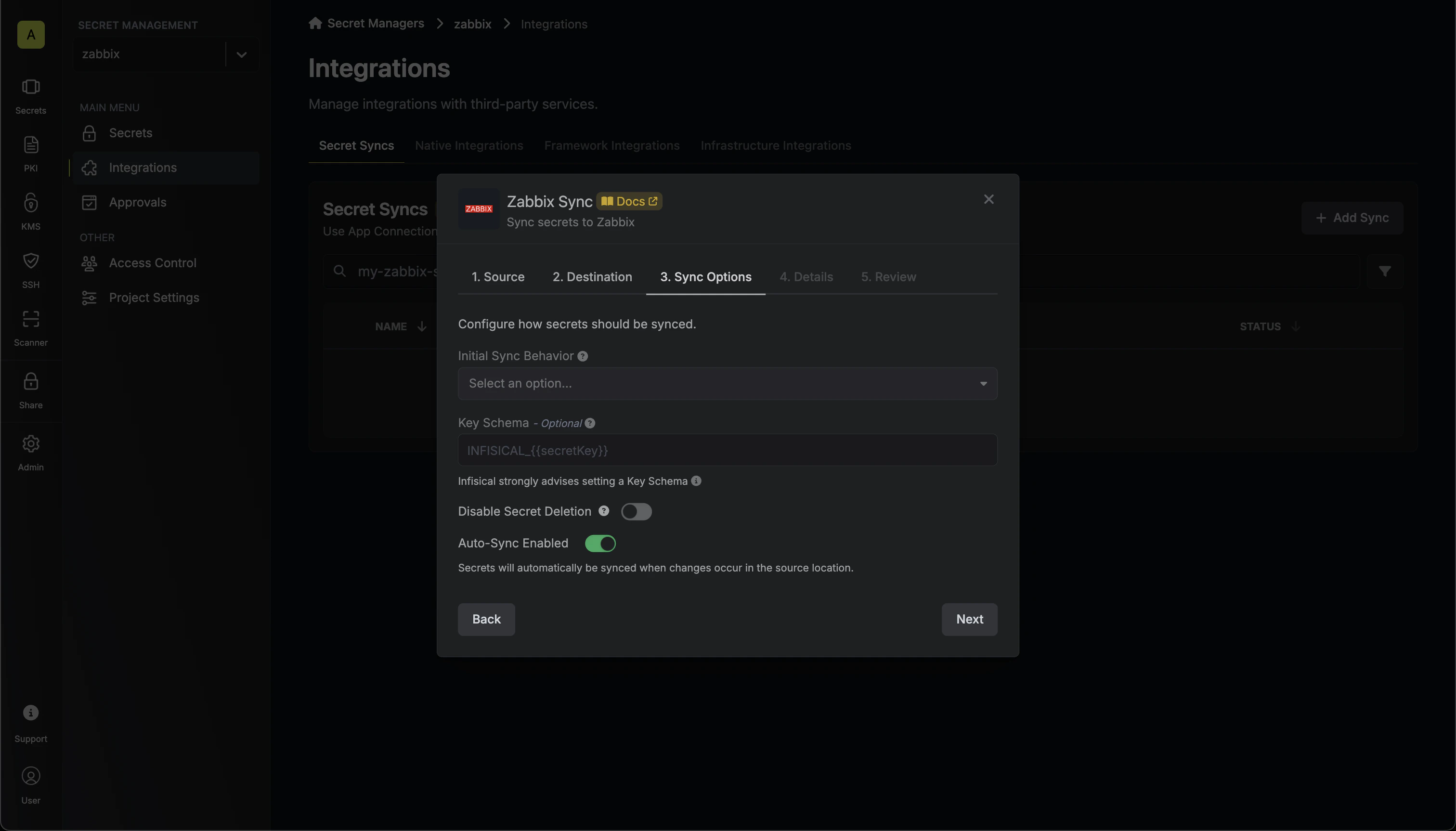 Configure Options