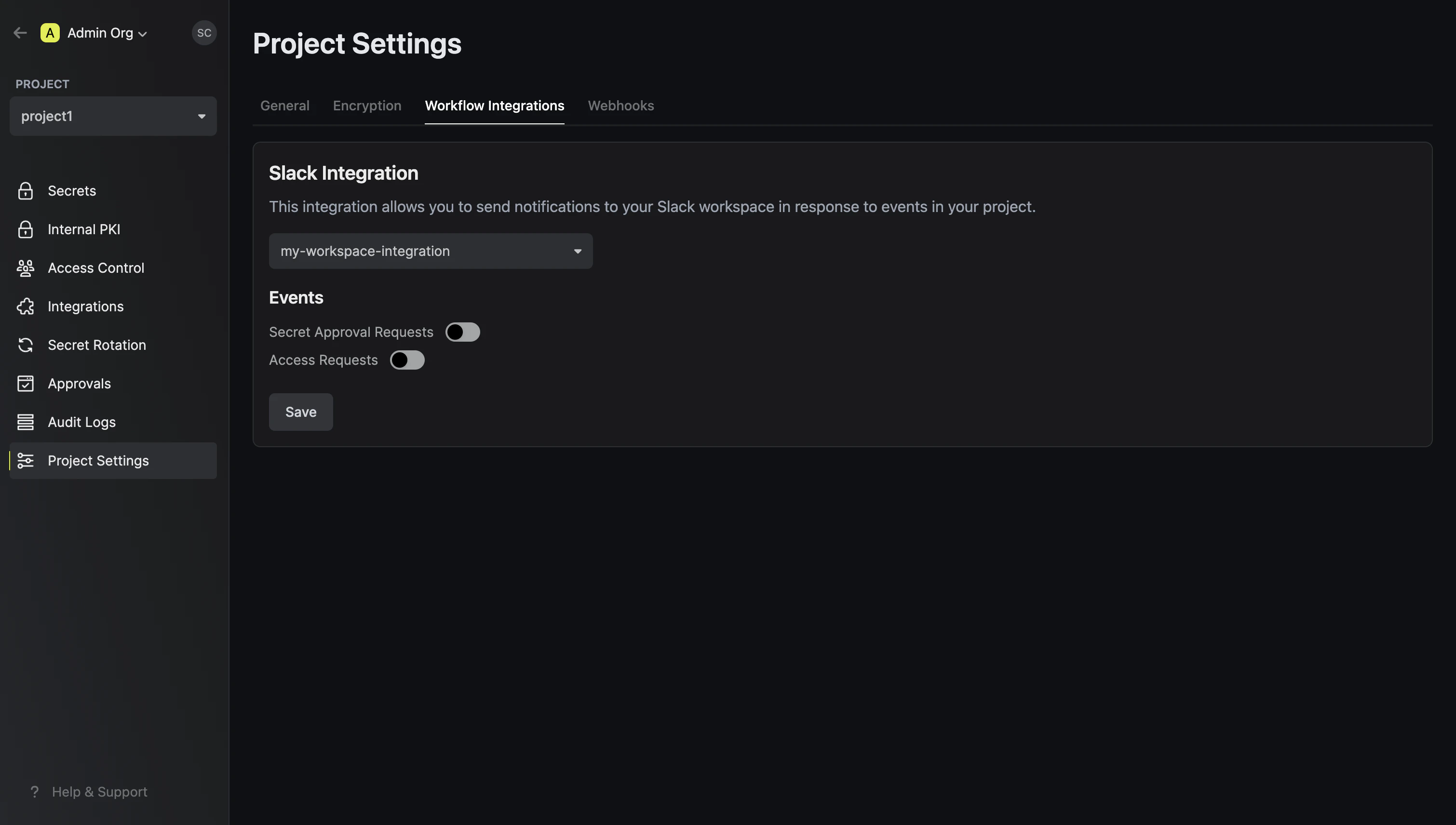 project-slack-select