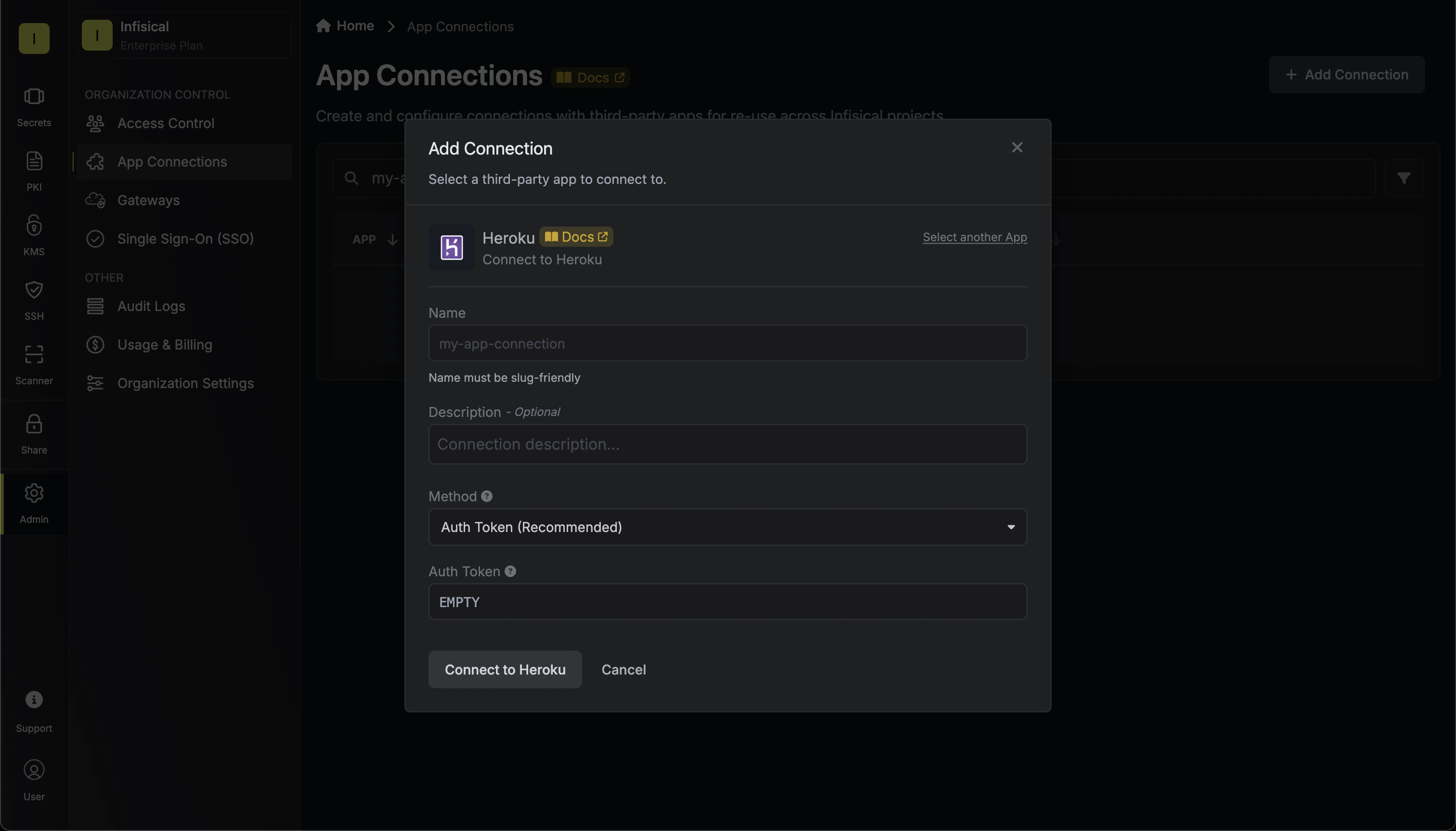 Configure Auth Token
