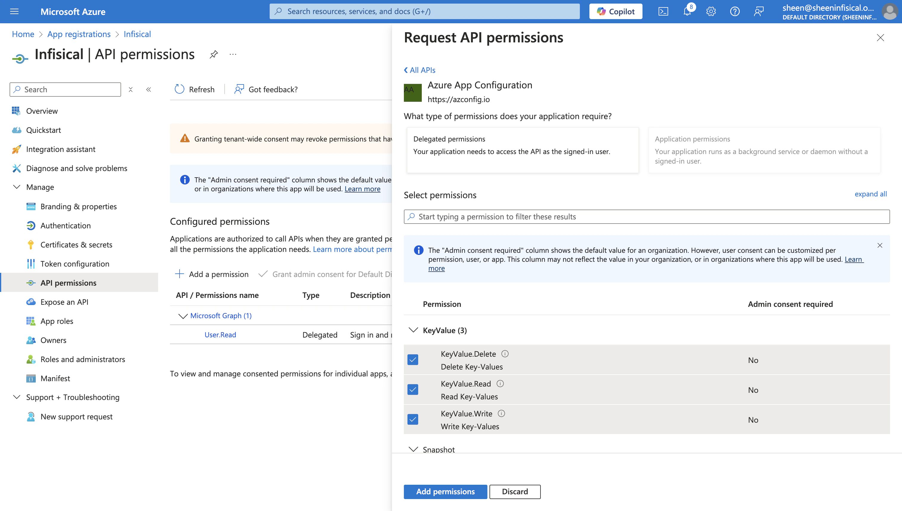 Azure app config