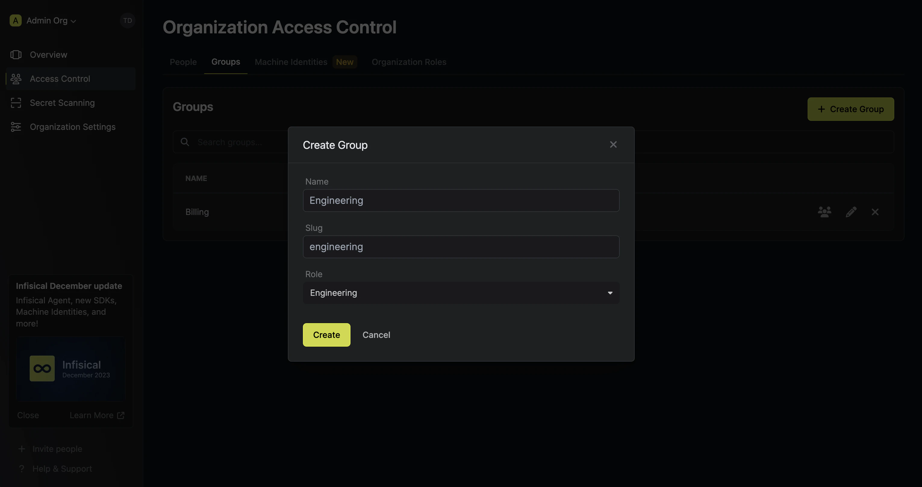 groups org create