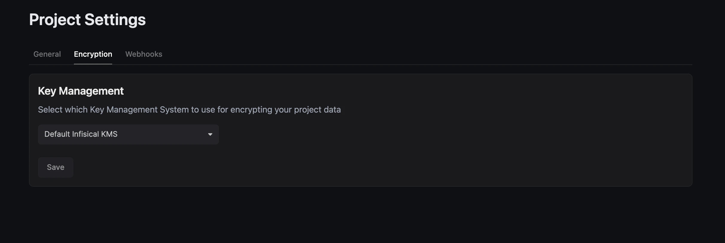 Configure KMS existing