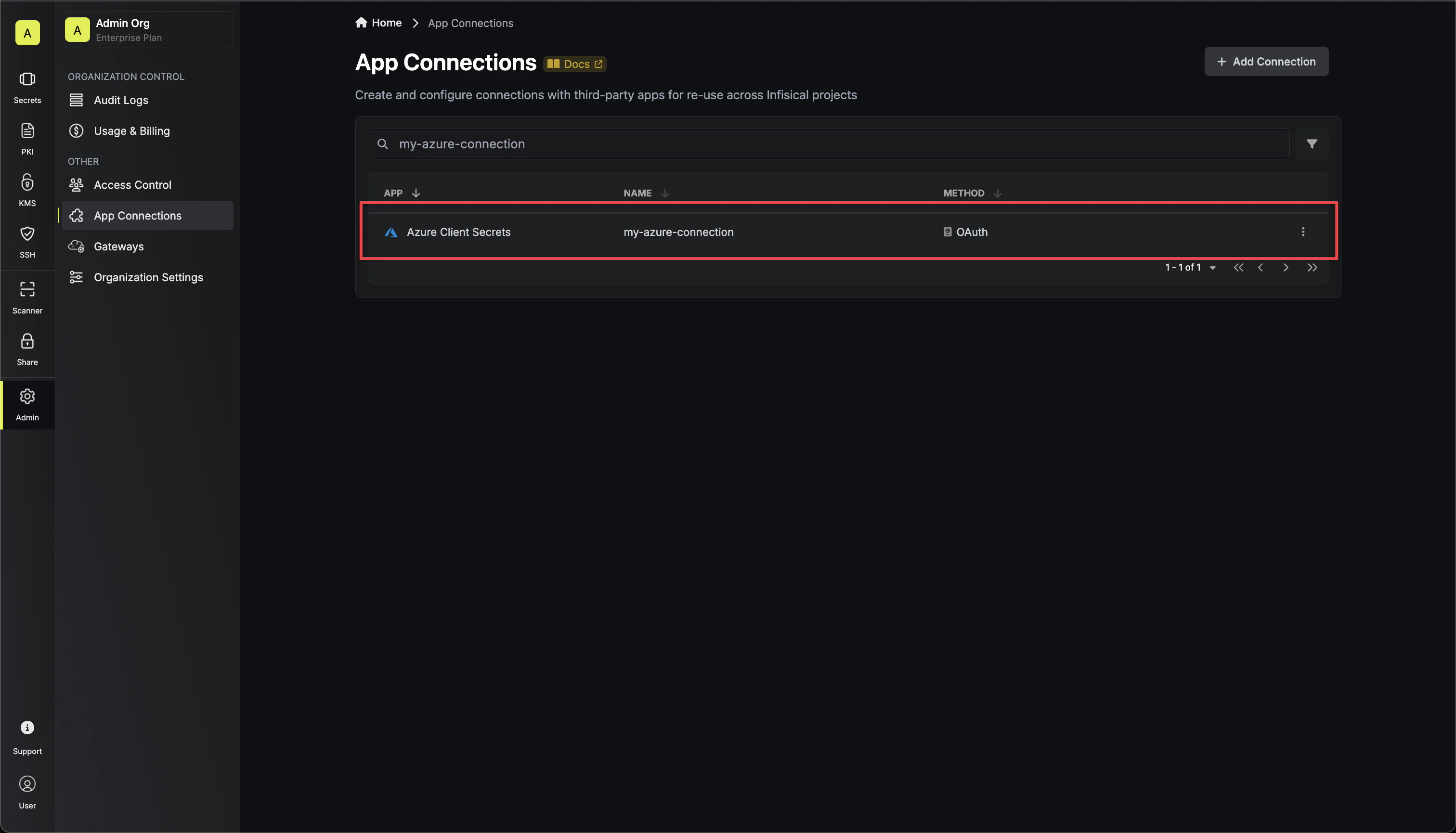 Azure Client Secrets