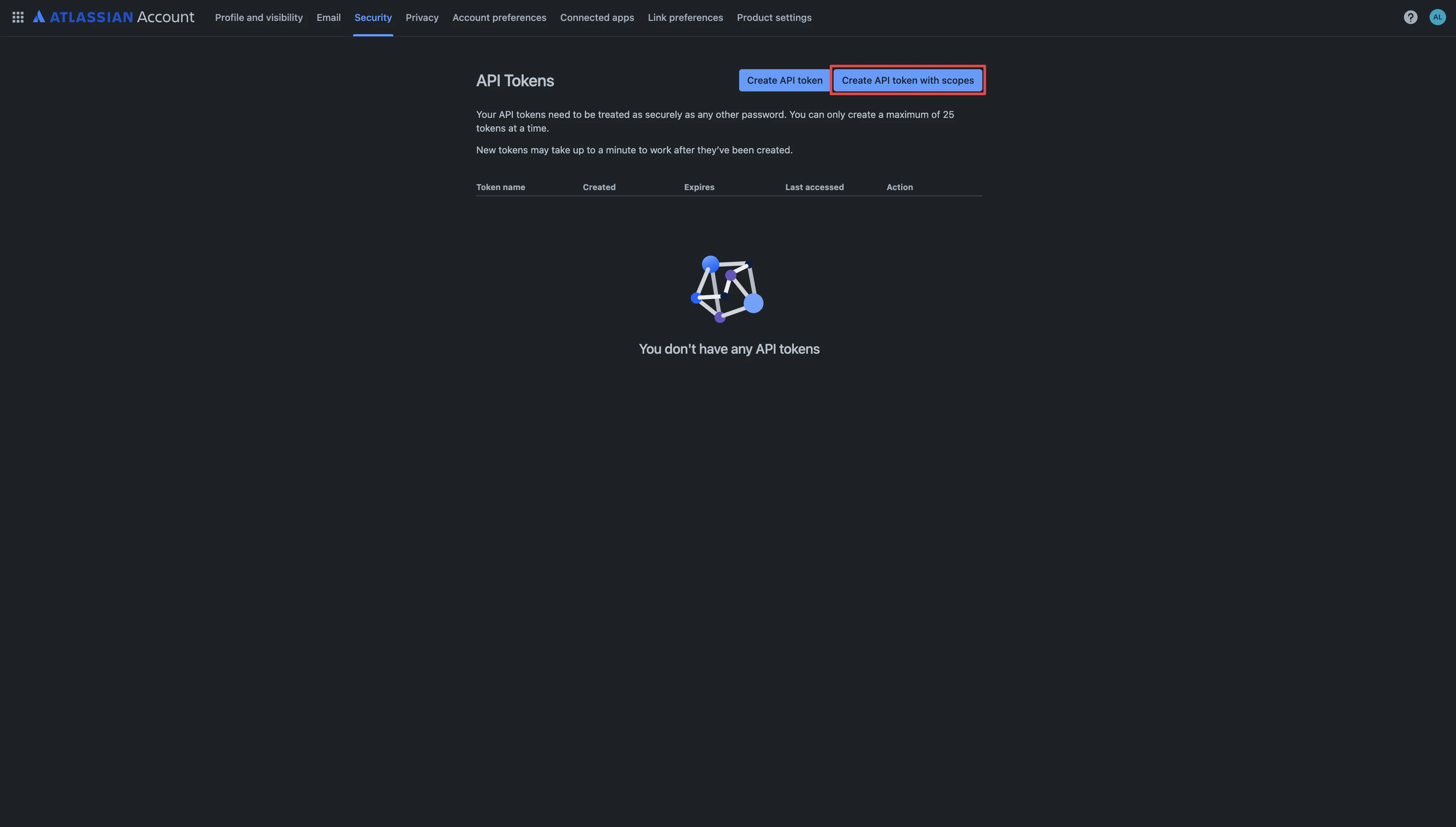 Create API Token