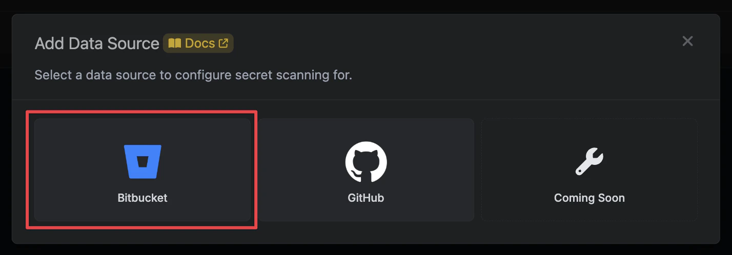 Select Bitbucket