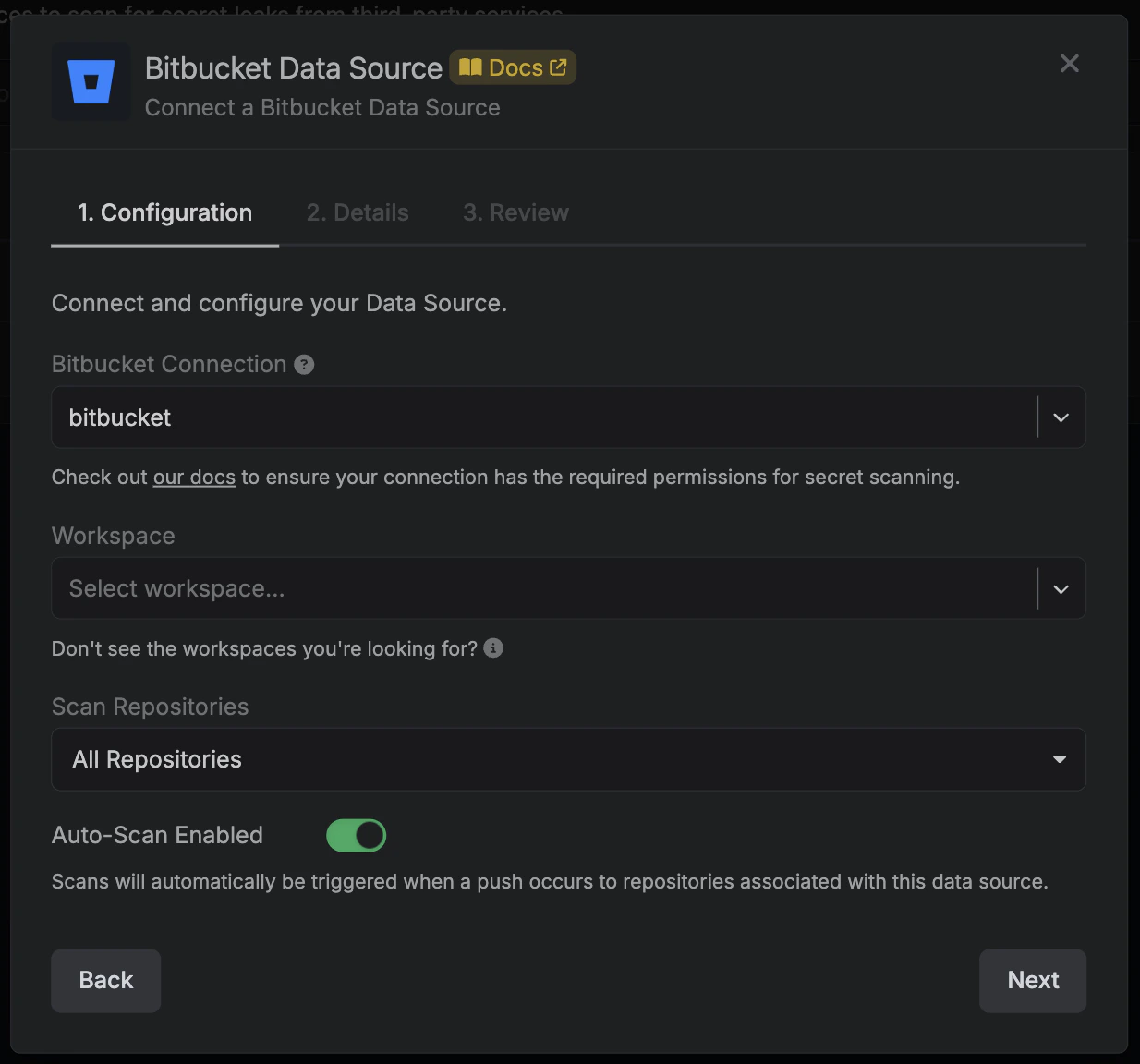Data Source Configuration