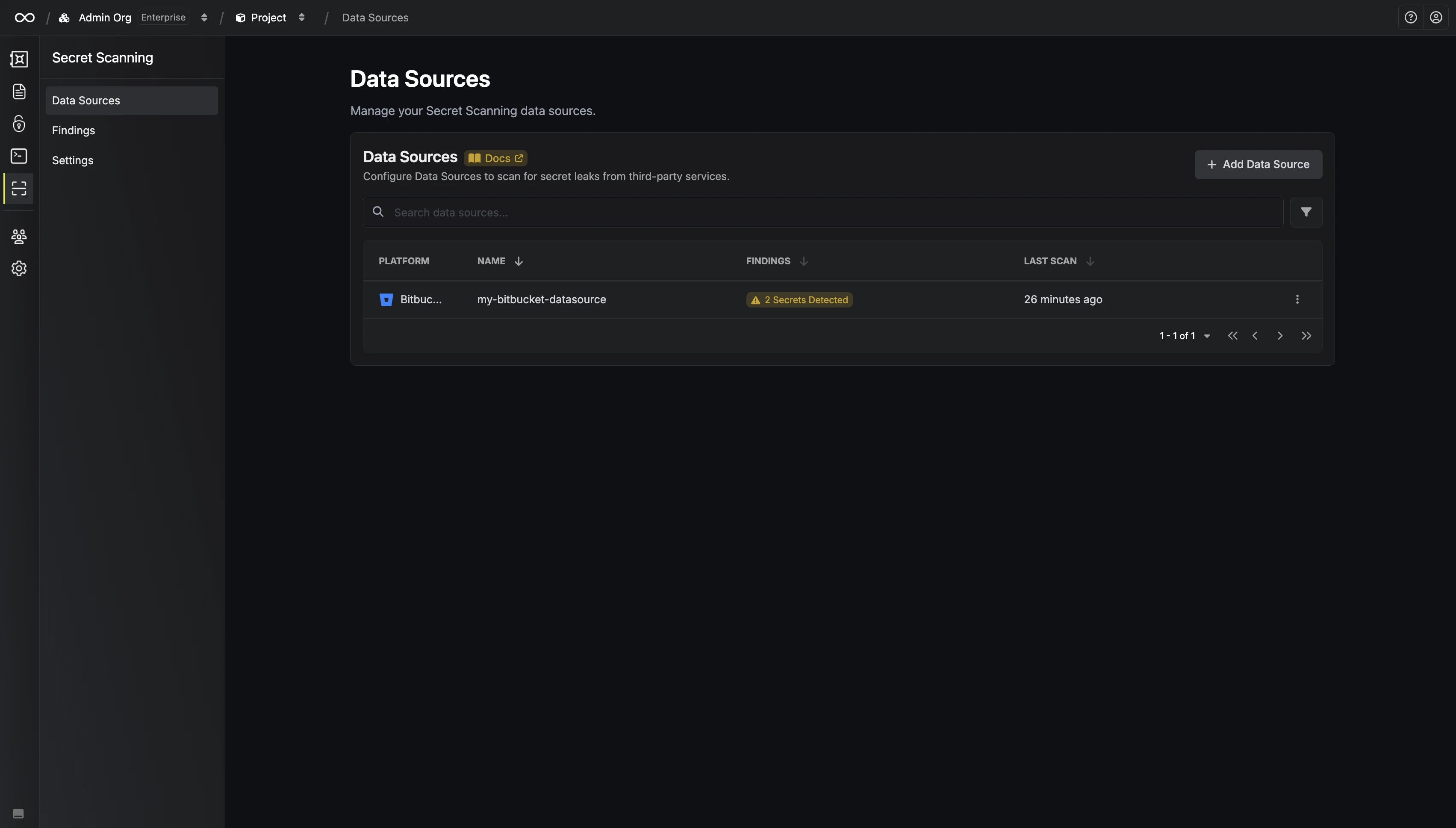 Data Source Created