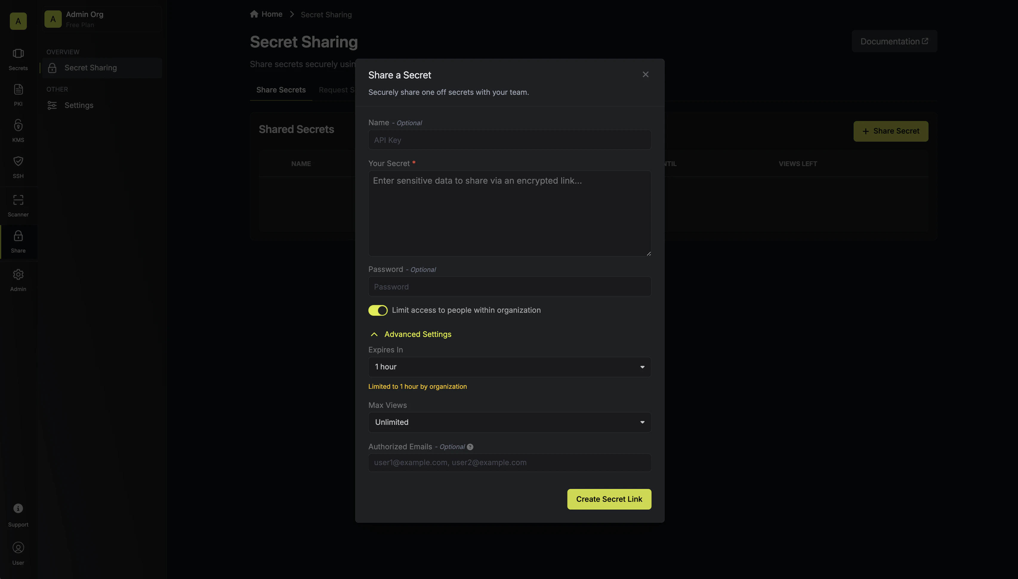 Configure Secret