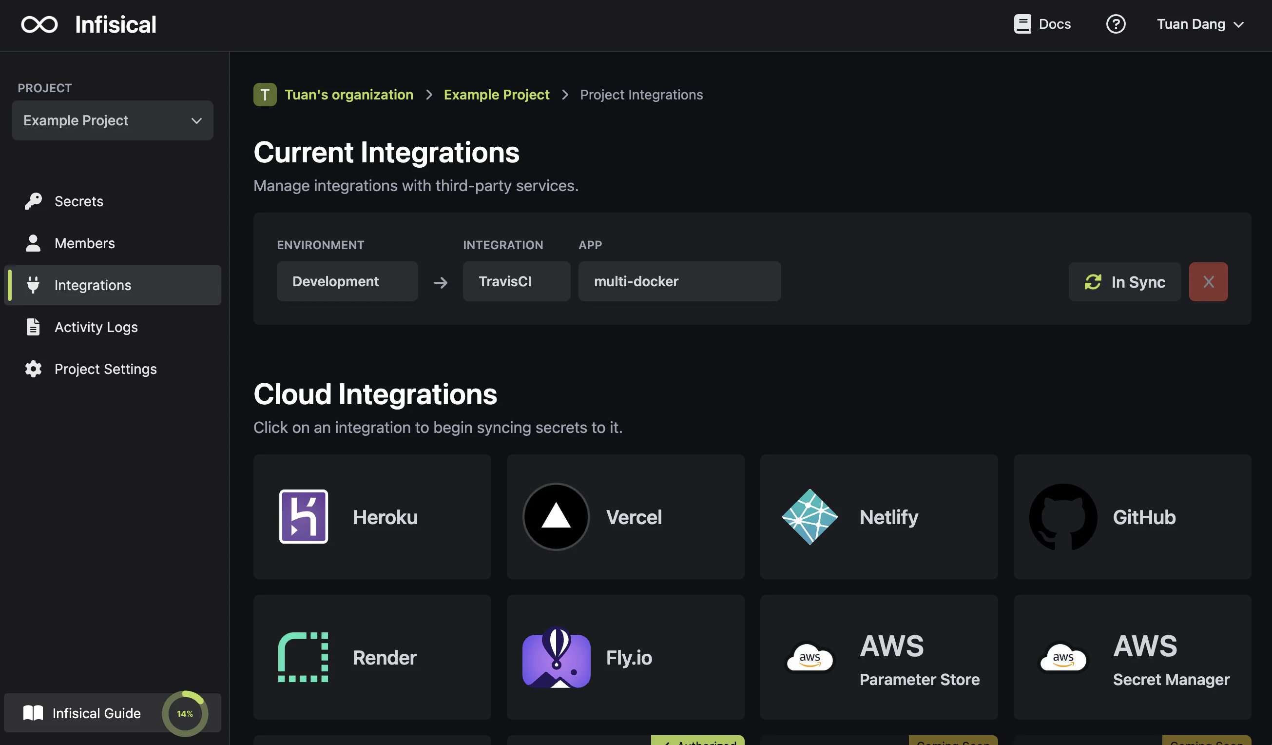 integrations travis ci