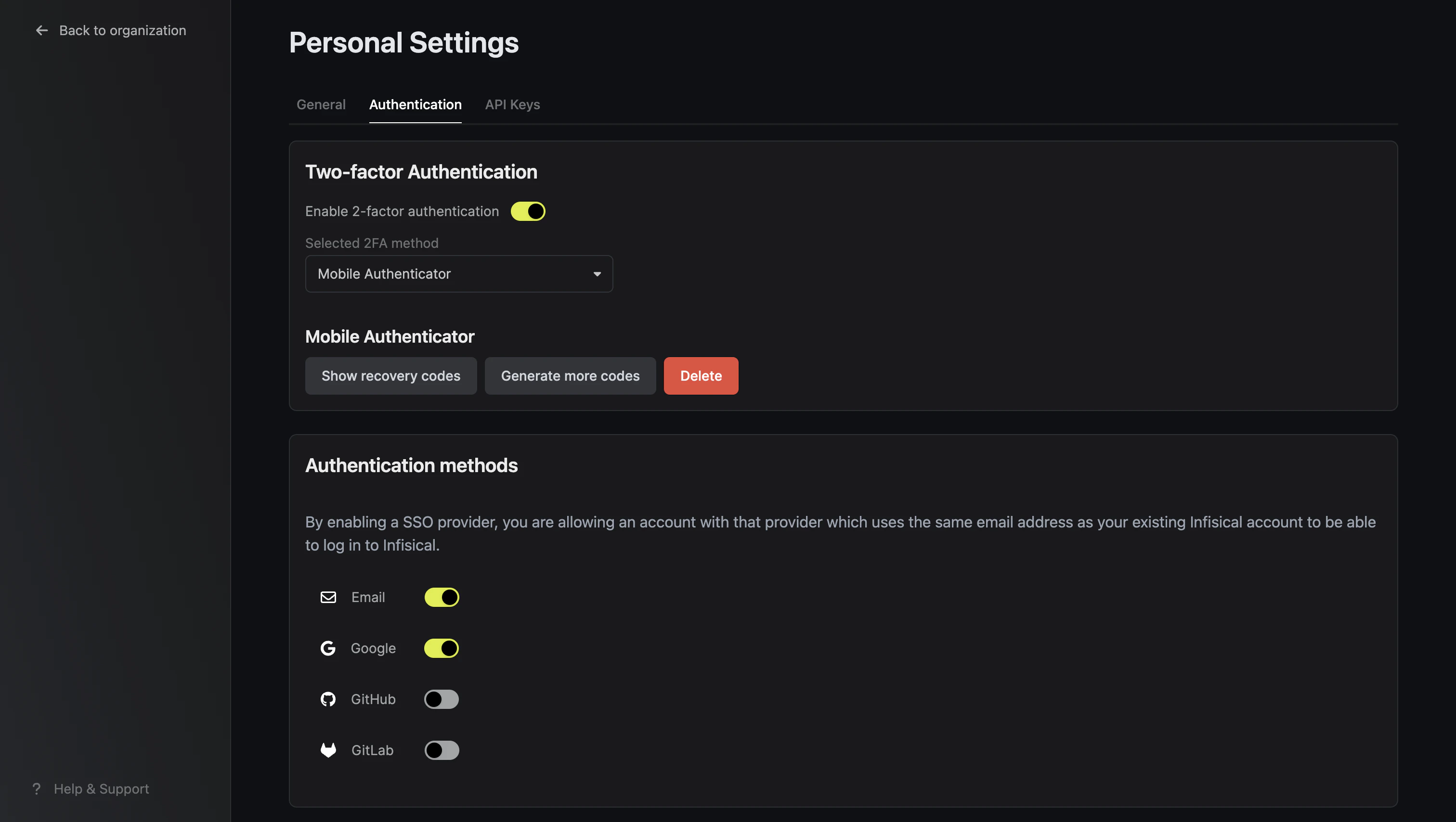 Authenticator-based MFA