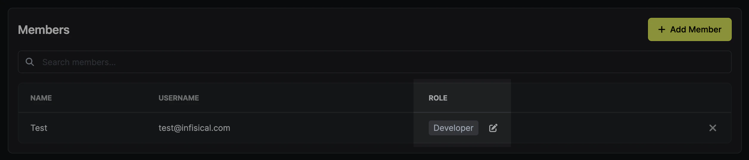 Edit User Role