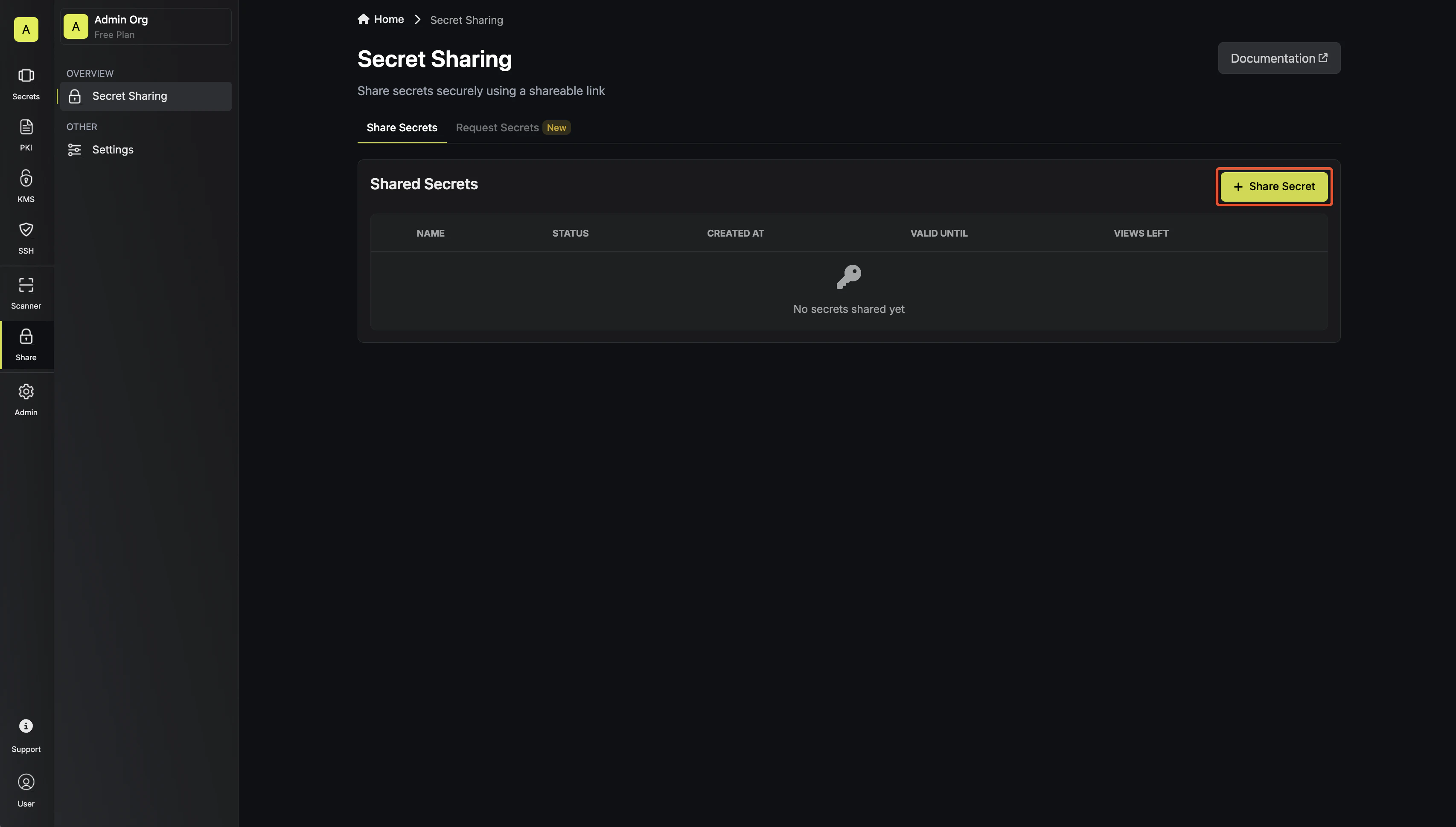Secret Sharing