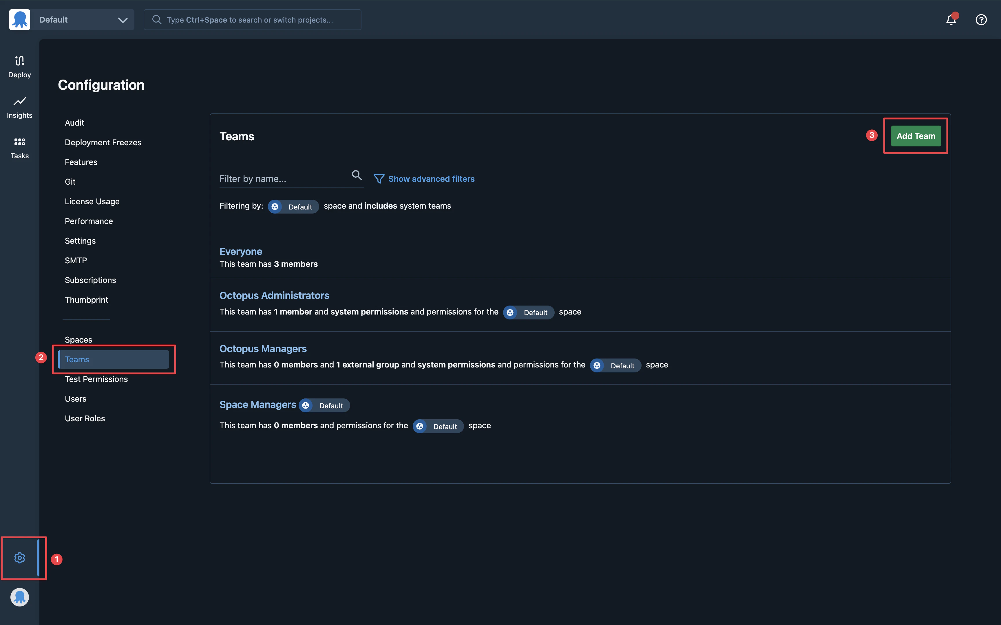 integrations octopus deploy
teams