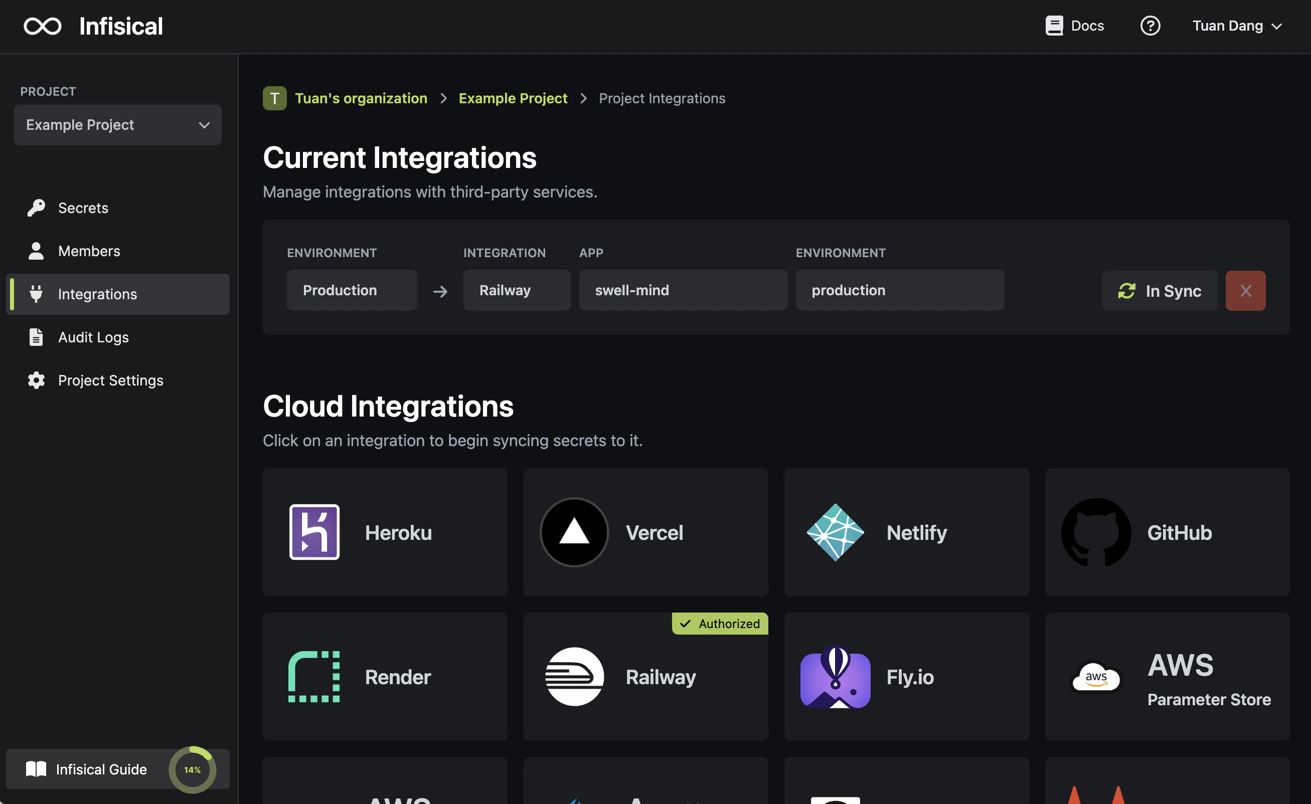 integrations railway