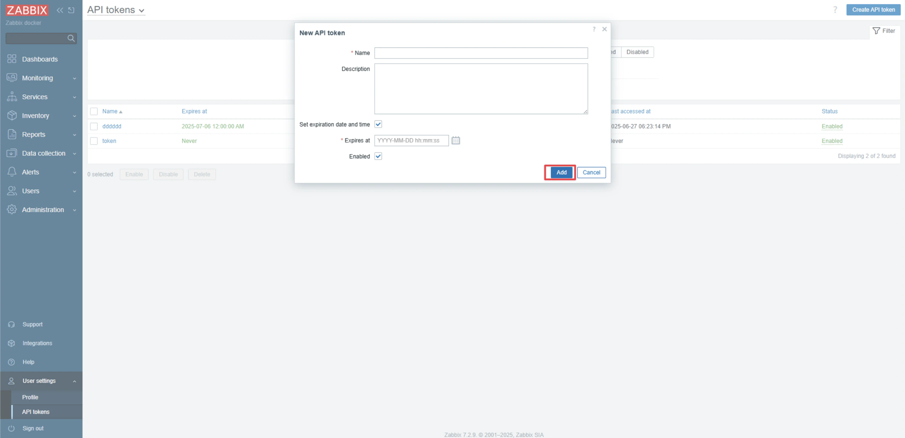 Create Token Page