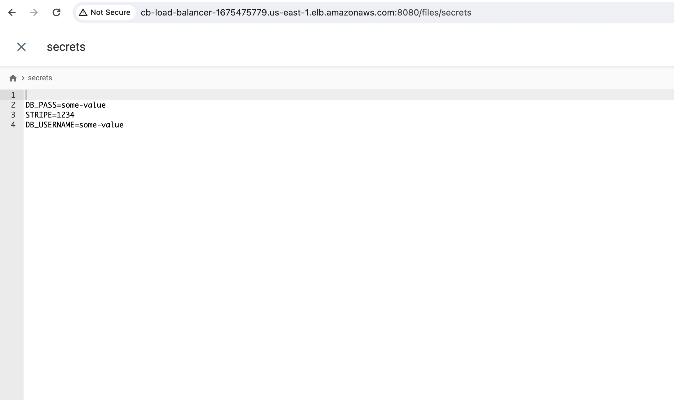file browser secrets render