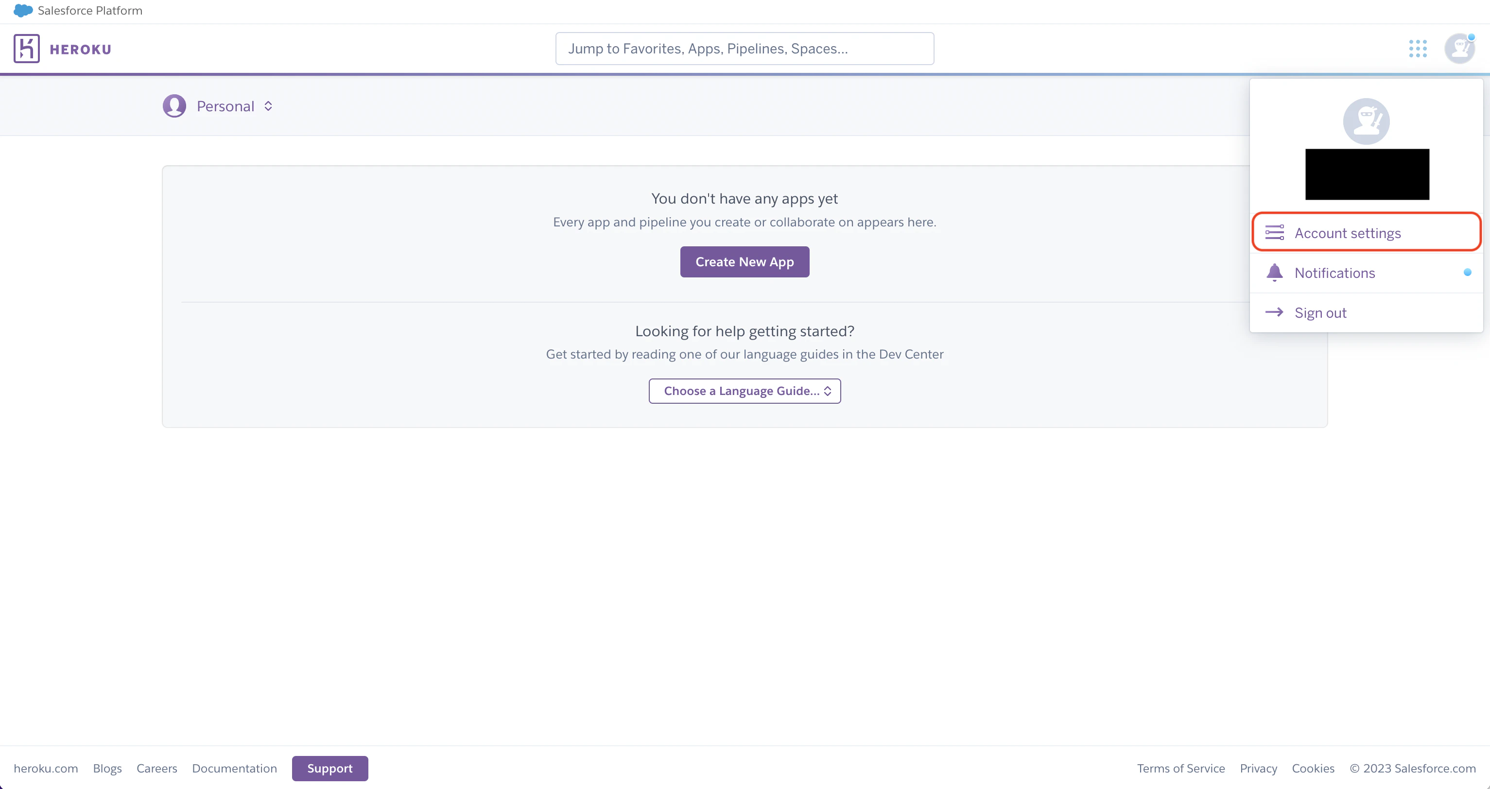 integrations Heroku config