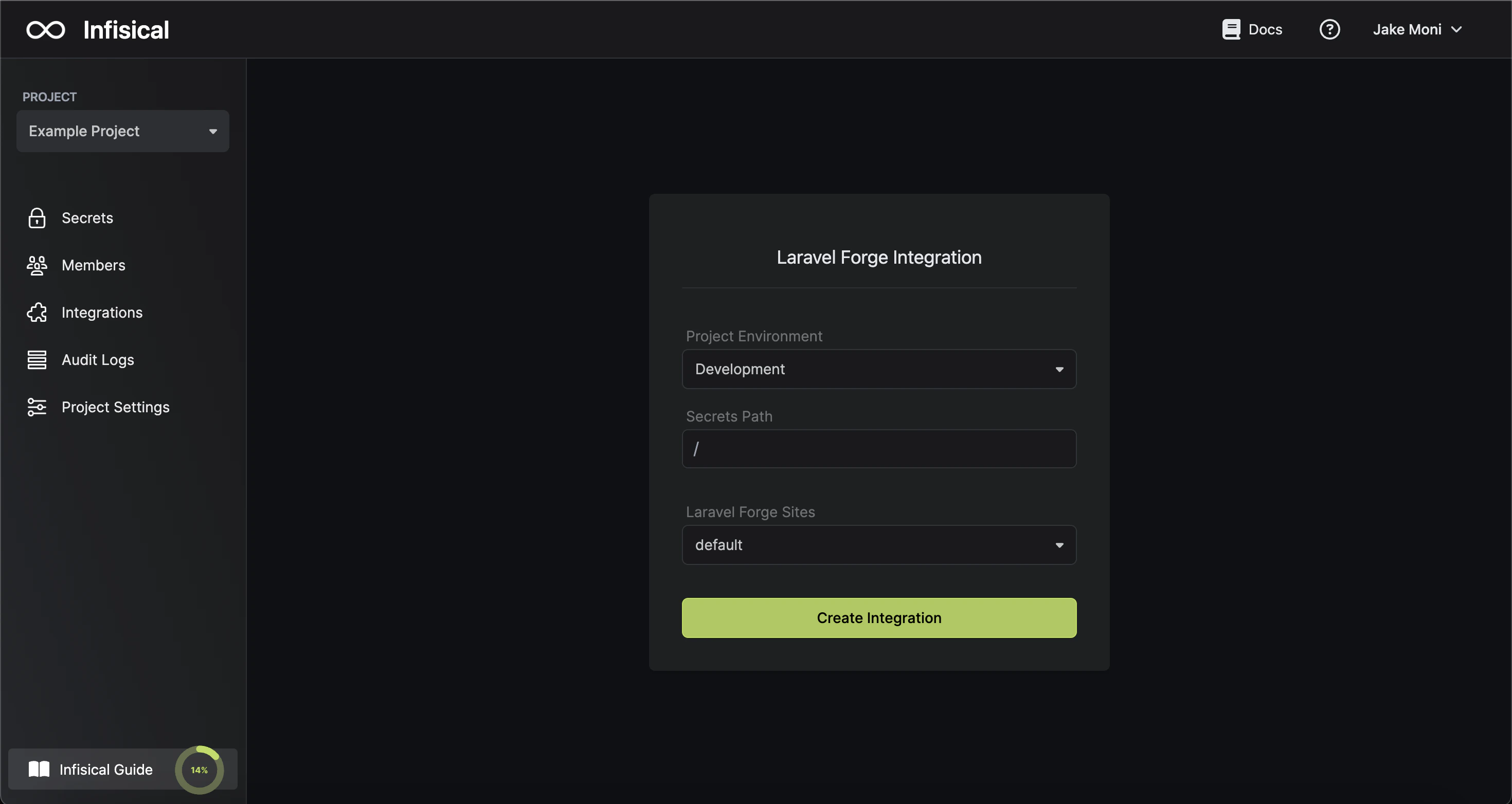 integrations laravel forge