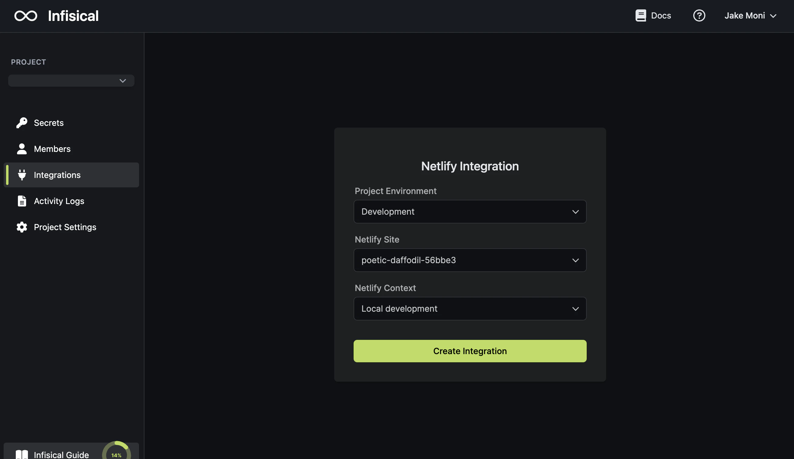 integrations netlify