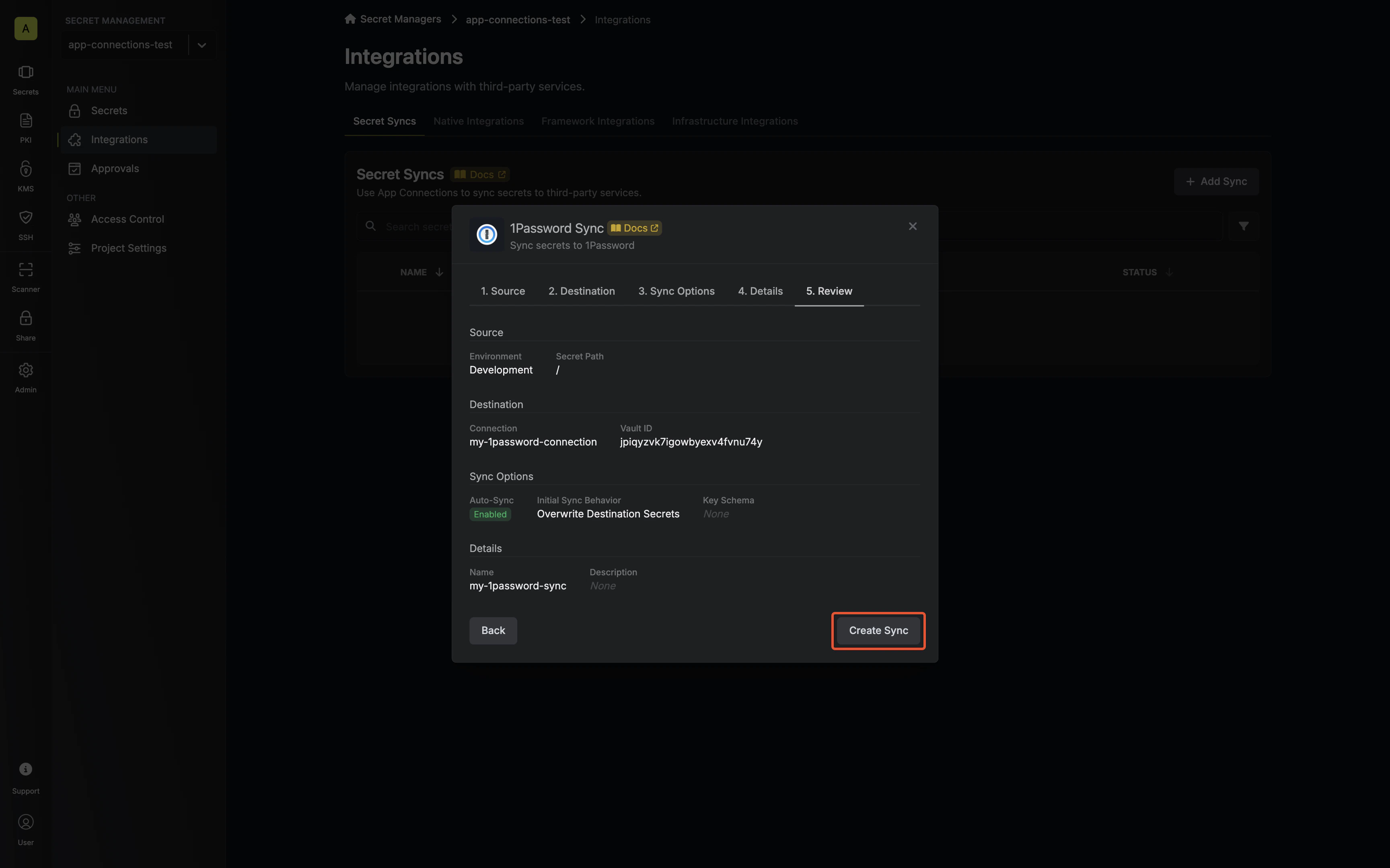 Review Configuration