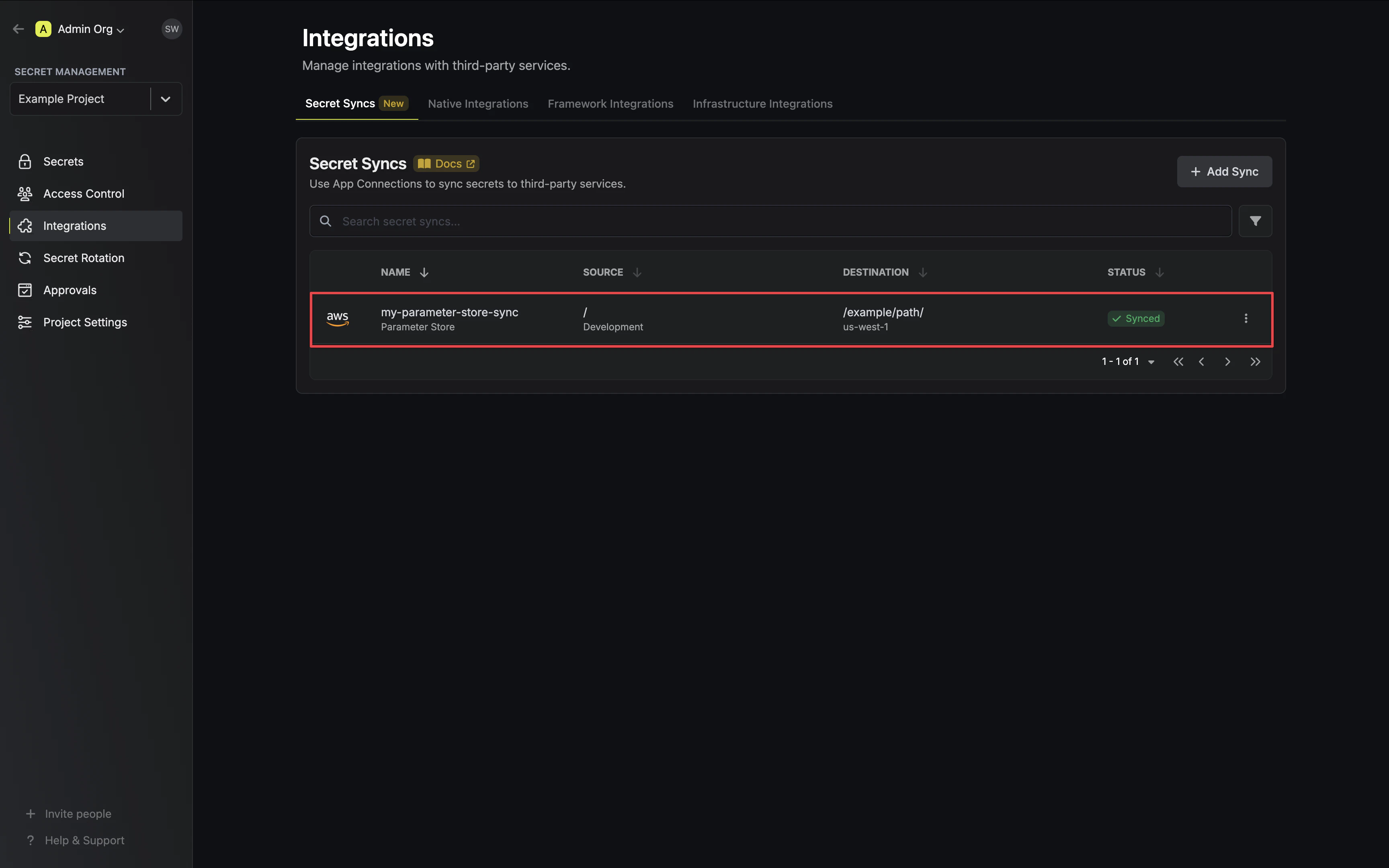 Sync Secrets