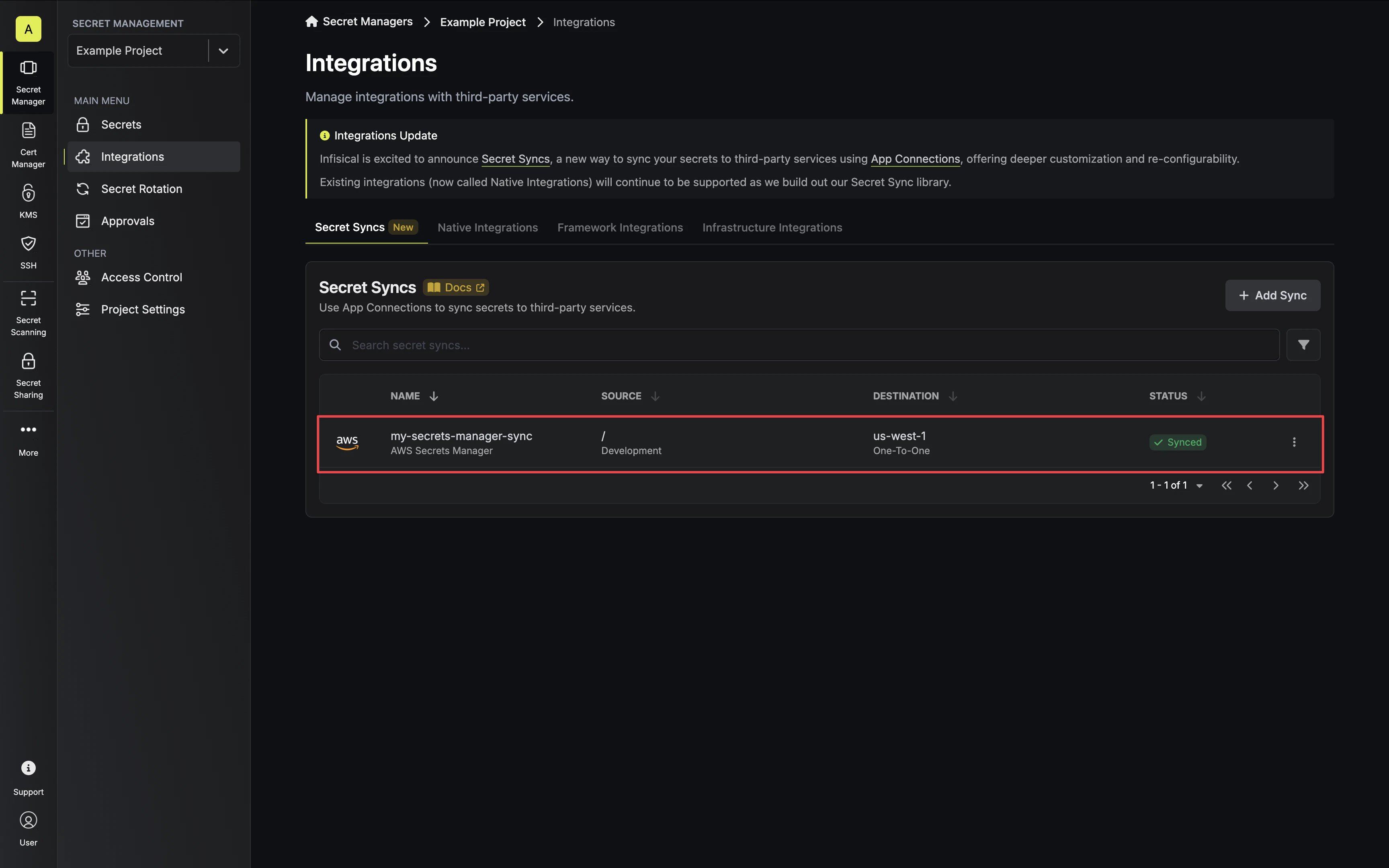 Sync Secrets