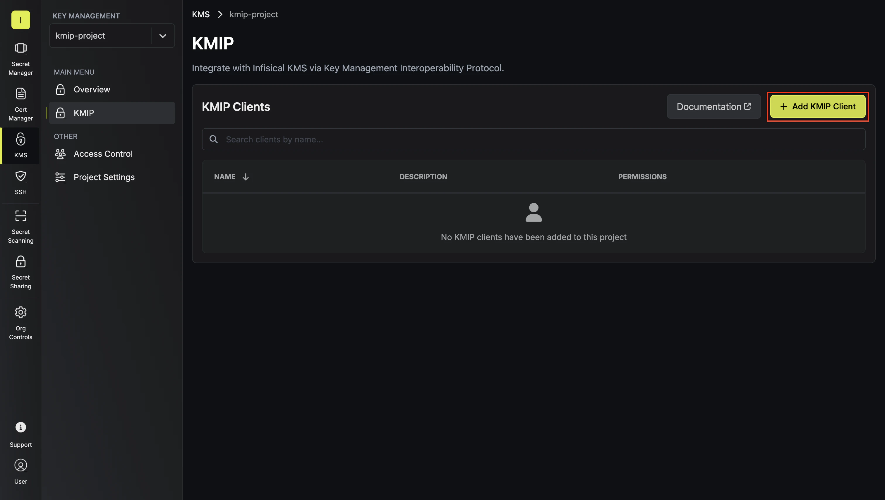 KMIP client overview