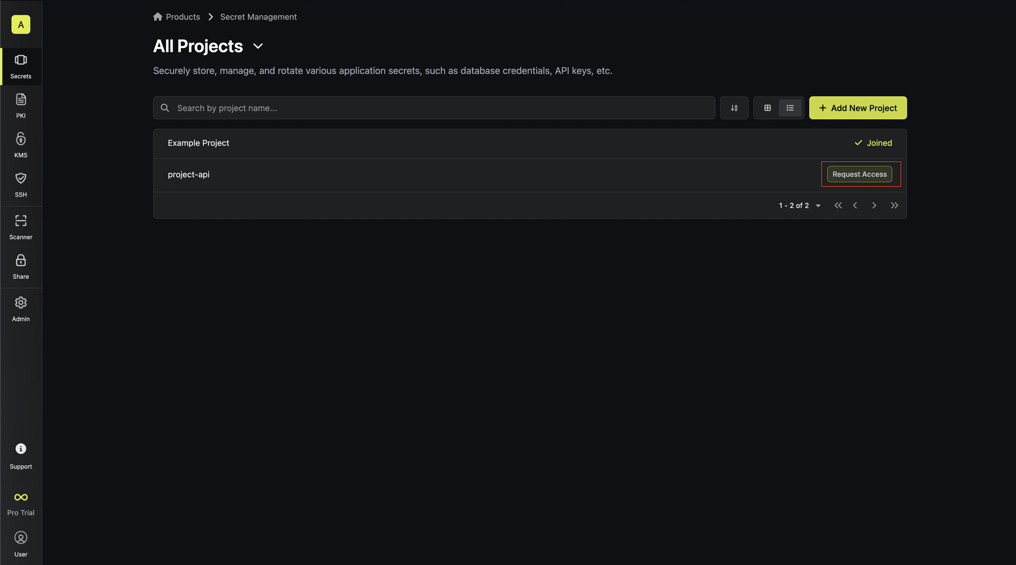 all-project-view