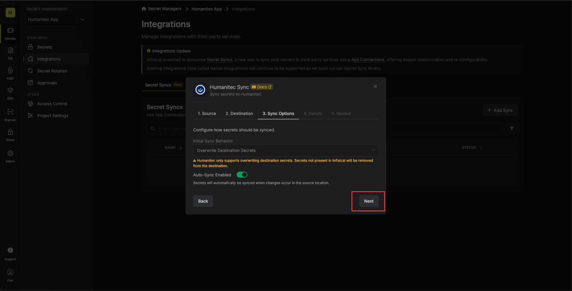 Configure Options