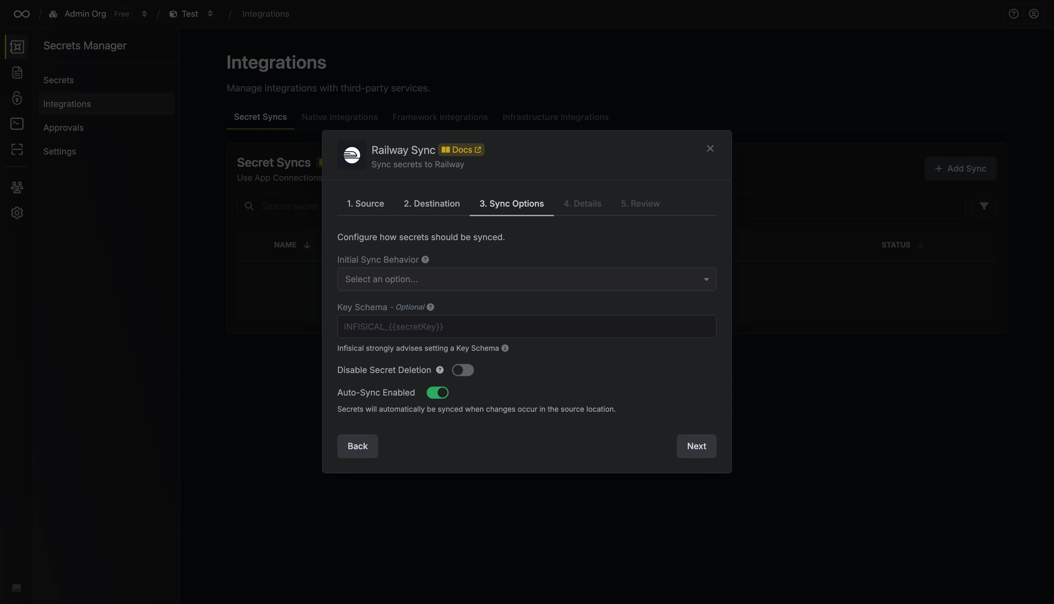 Configure Options