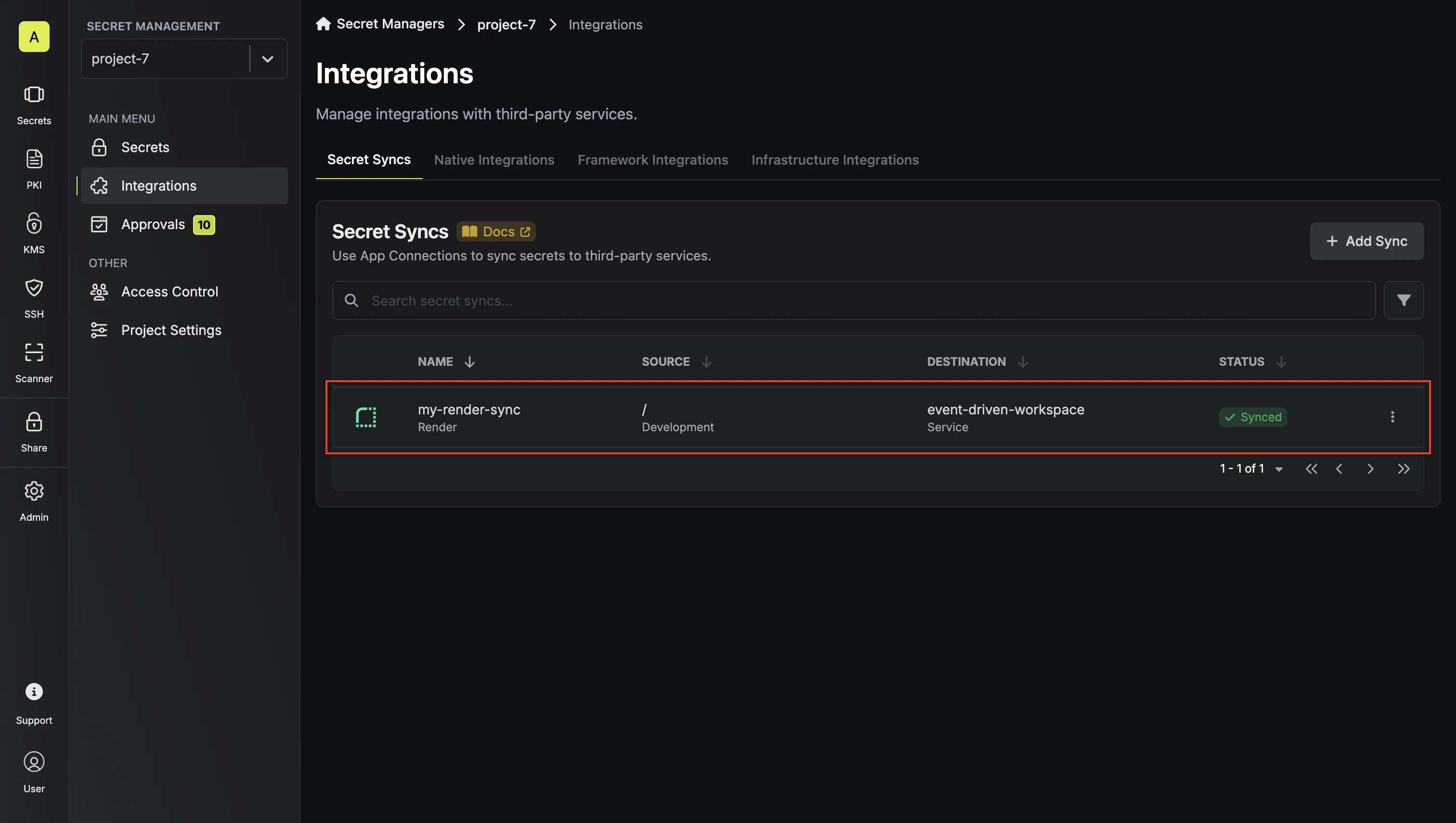 Sync Secrets
