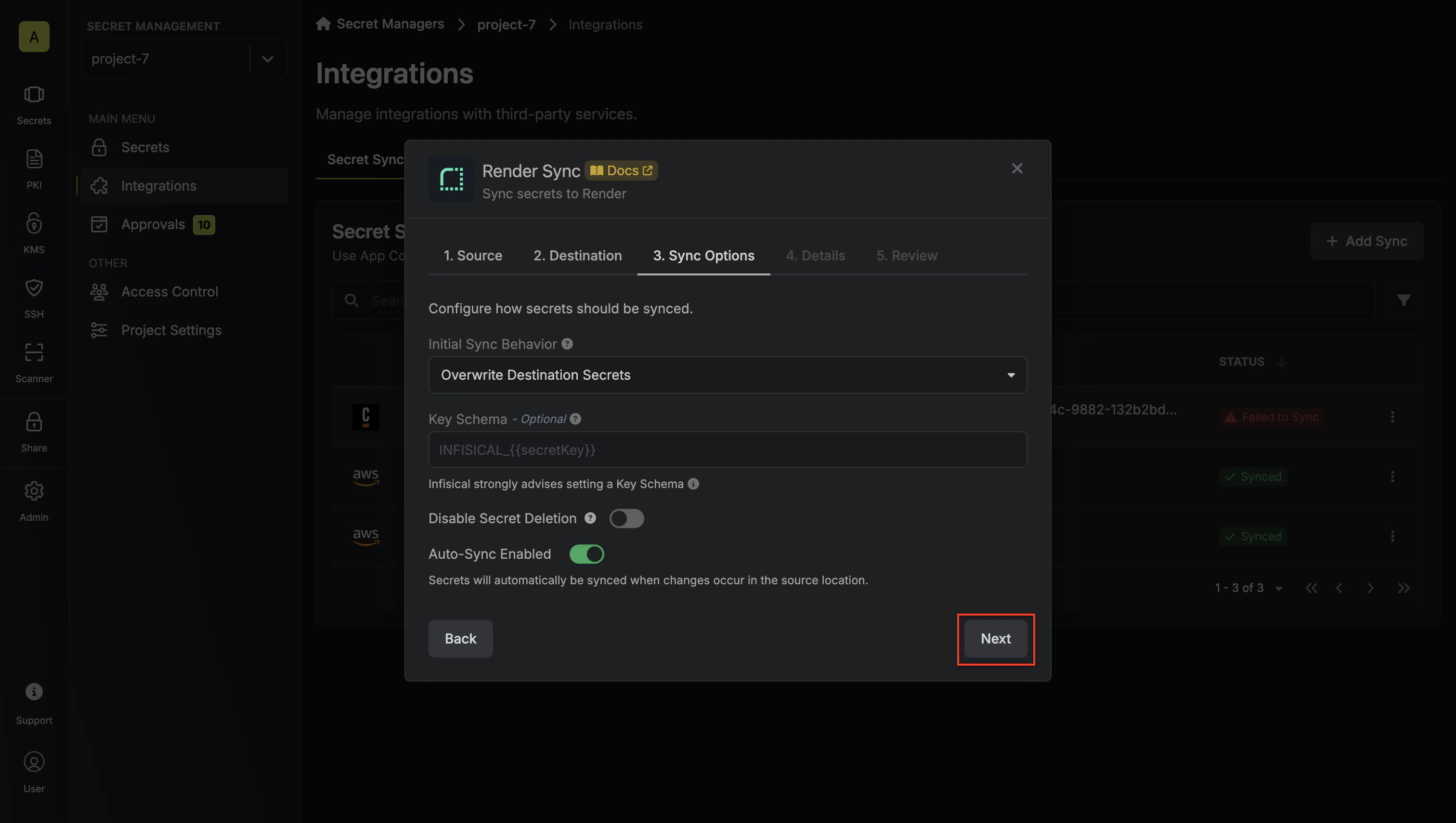 Configure Options