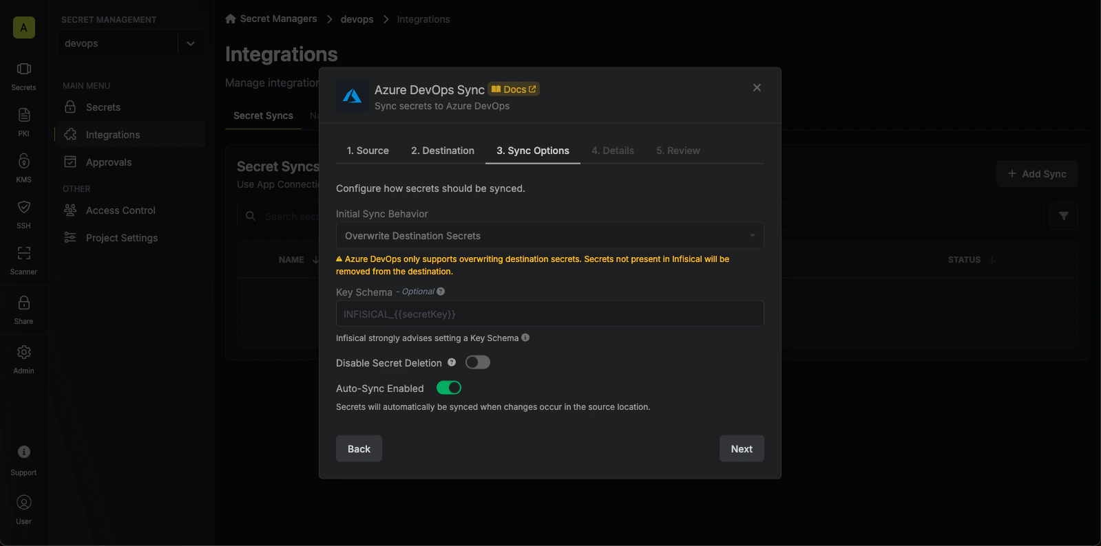 Configure Options