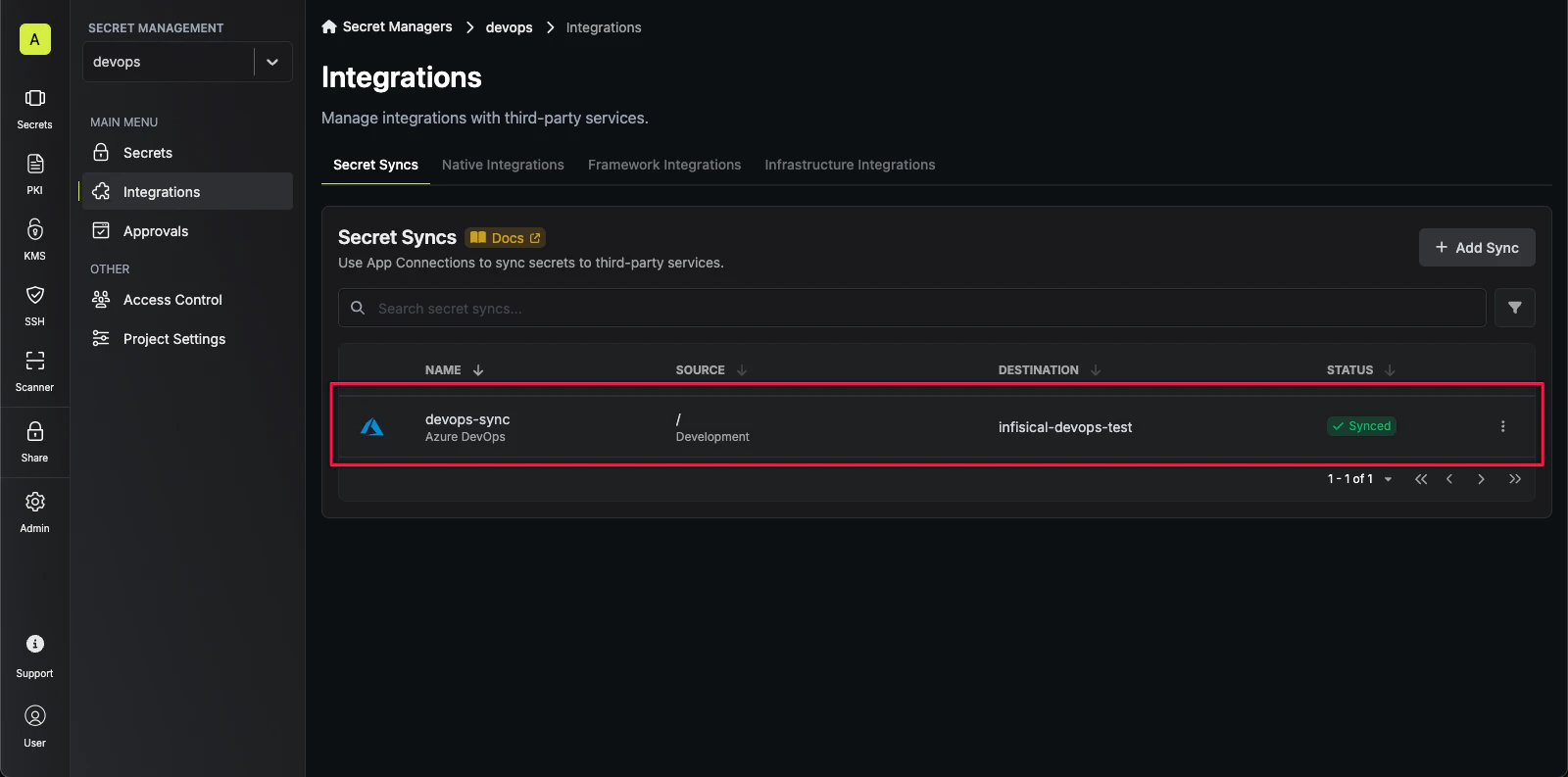 Sync Secrets