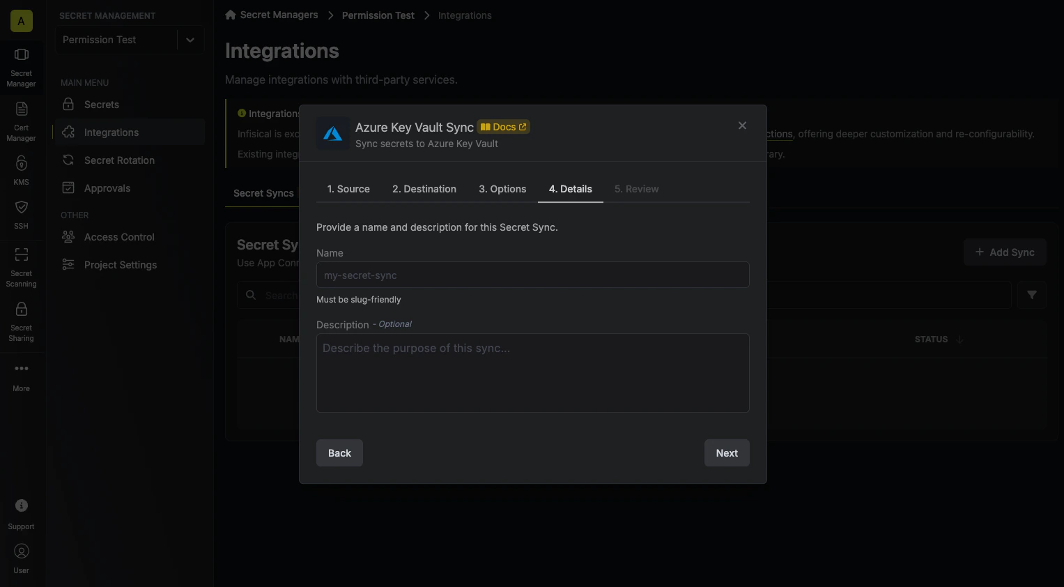 Configure Details