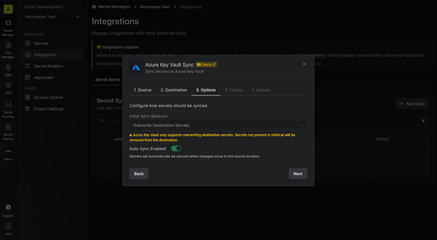 Configure Options