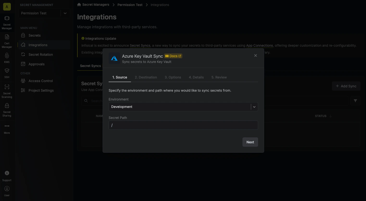 Configure Source