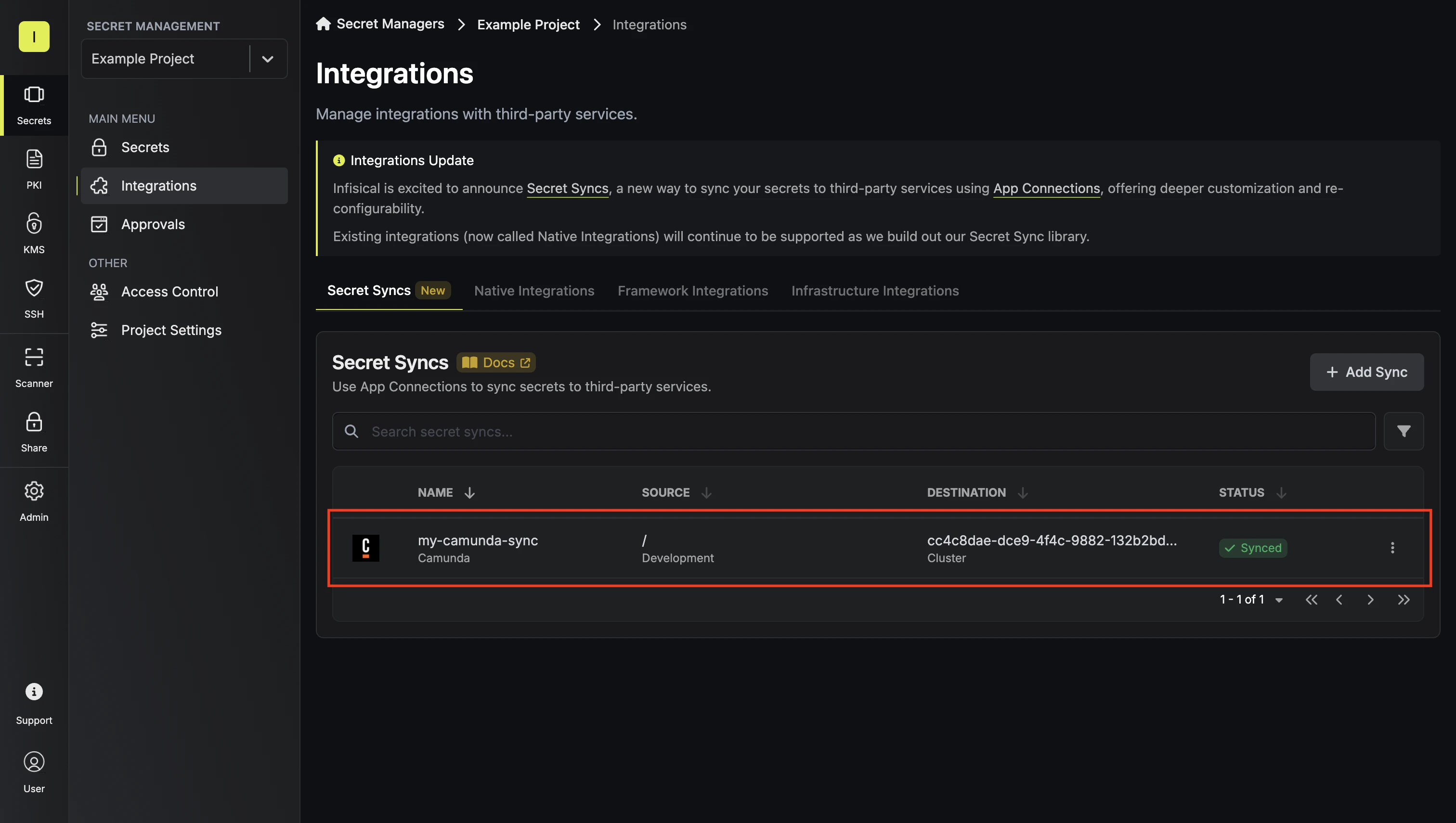 Sync Secrets
